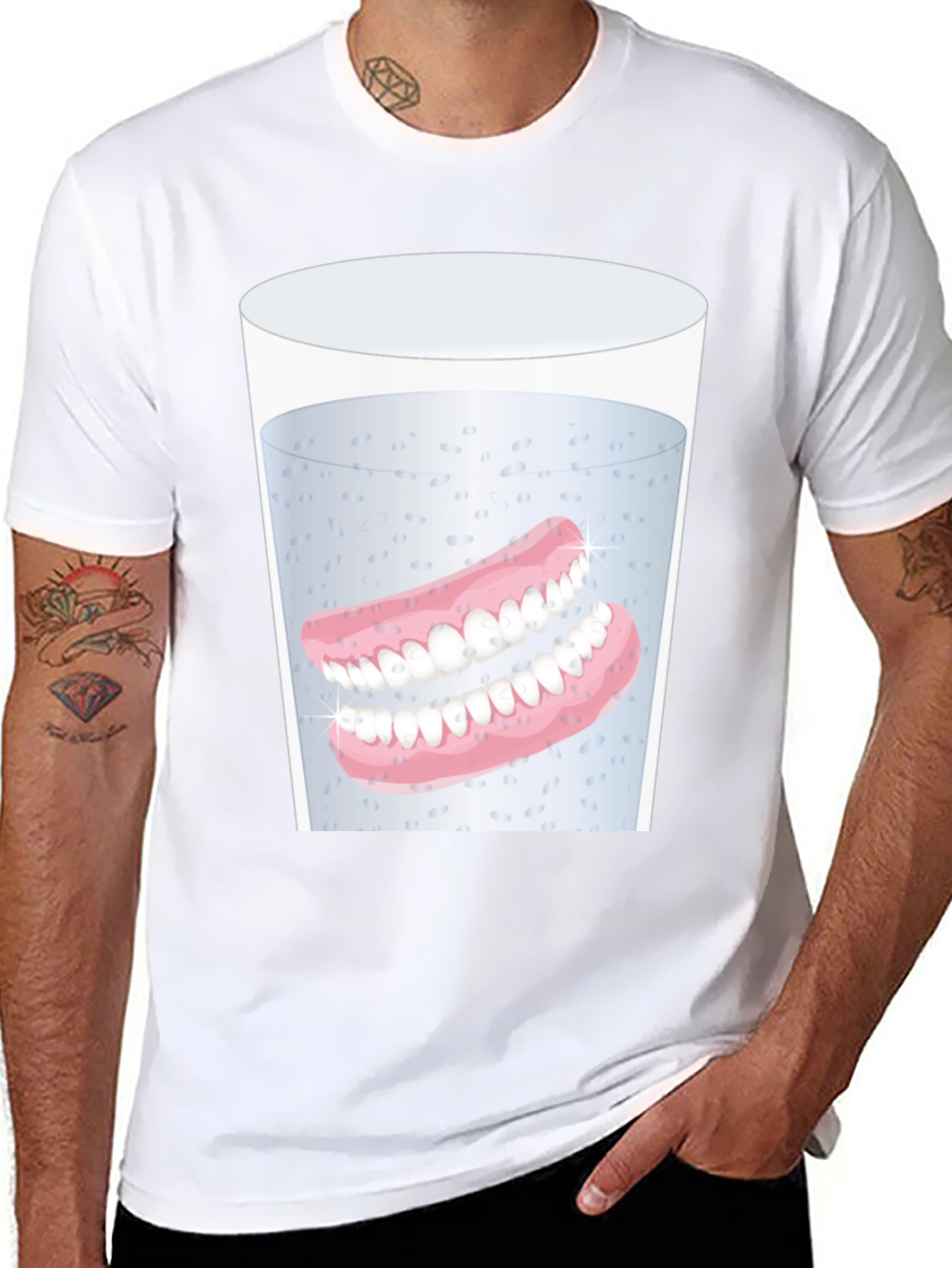 Dentures in Water Graphic Tee