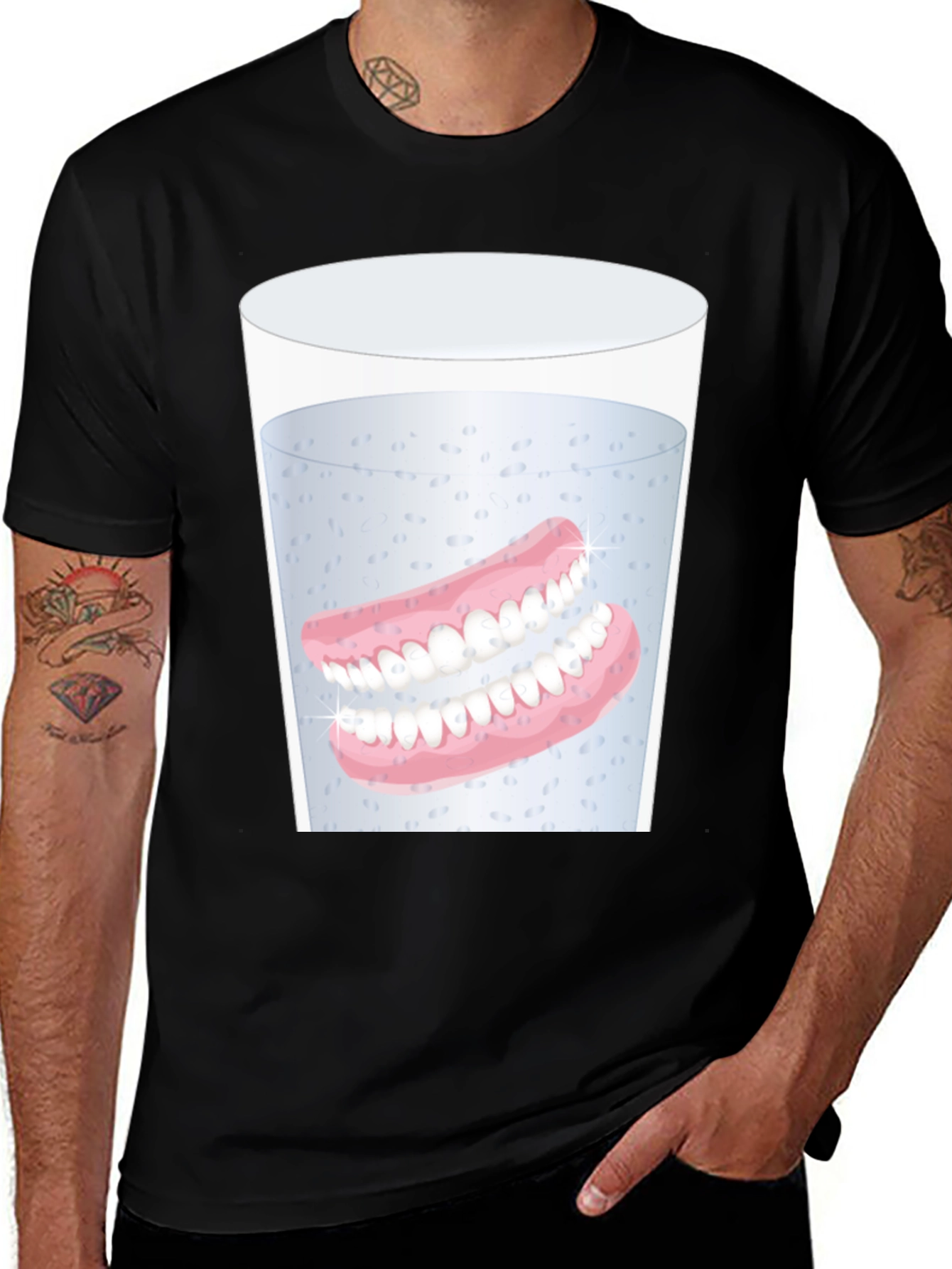 Dentures in Water Graphic Tee