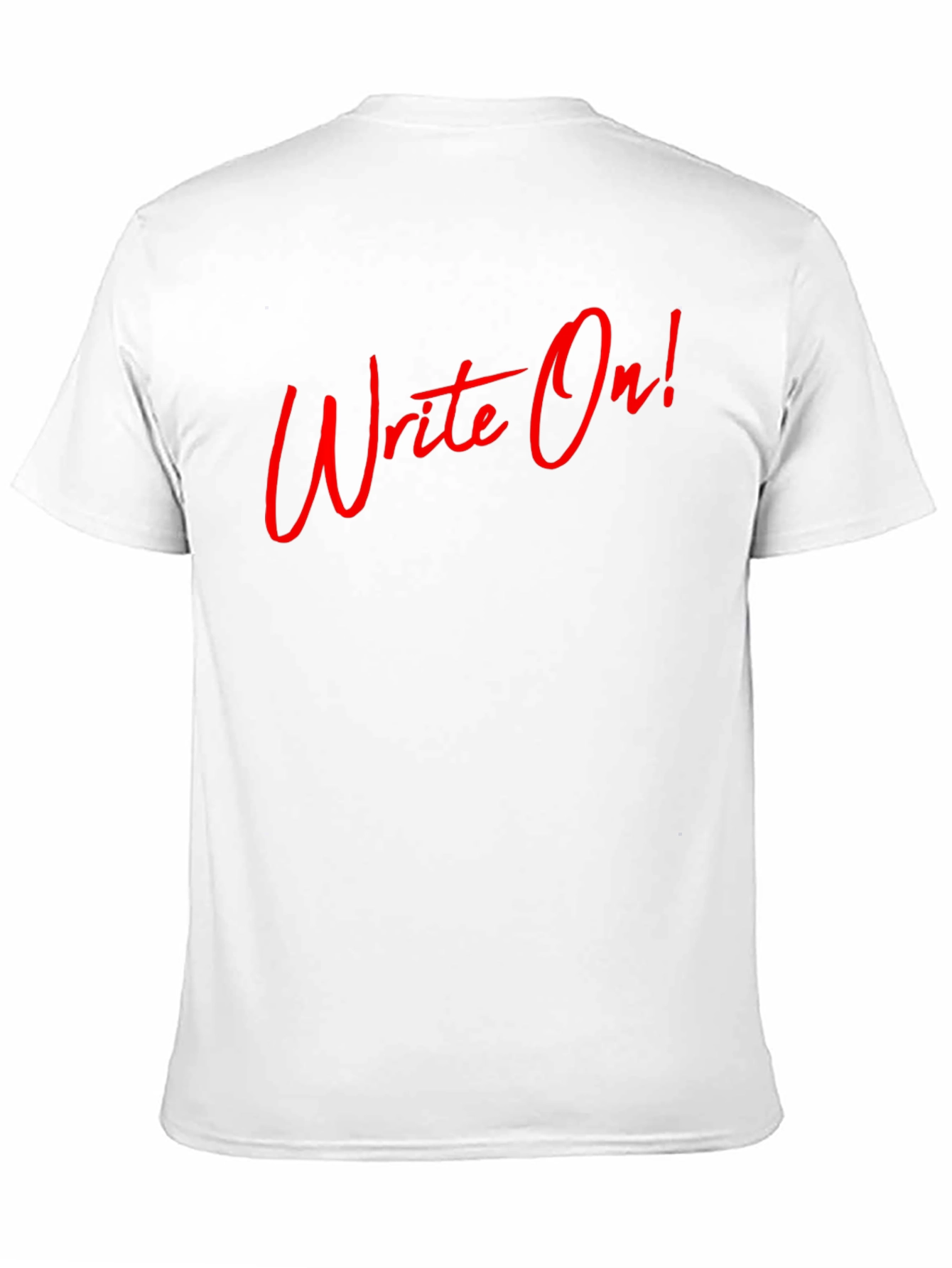 Write On! Graphic Tee - Black Cotton T-Shirt