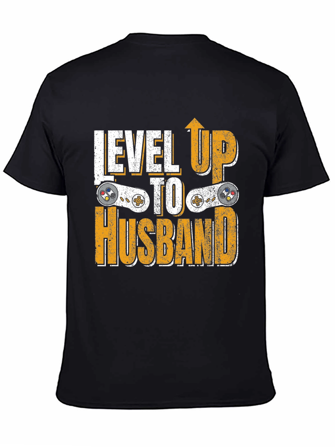 Level Up To Husband T-Shirt Gamer Wedding Gift