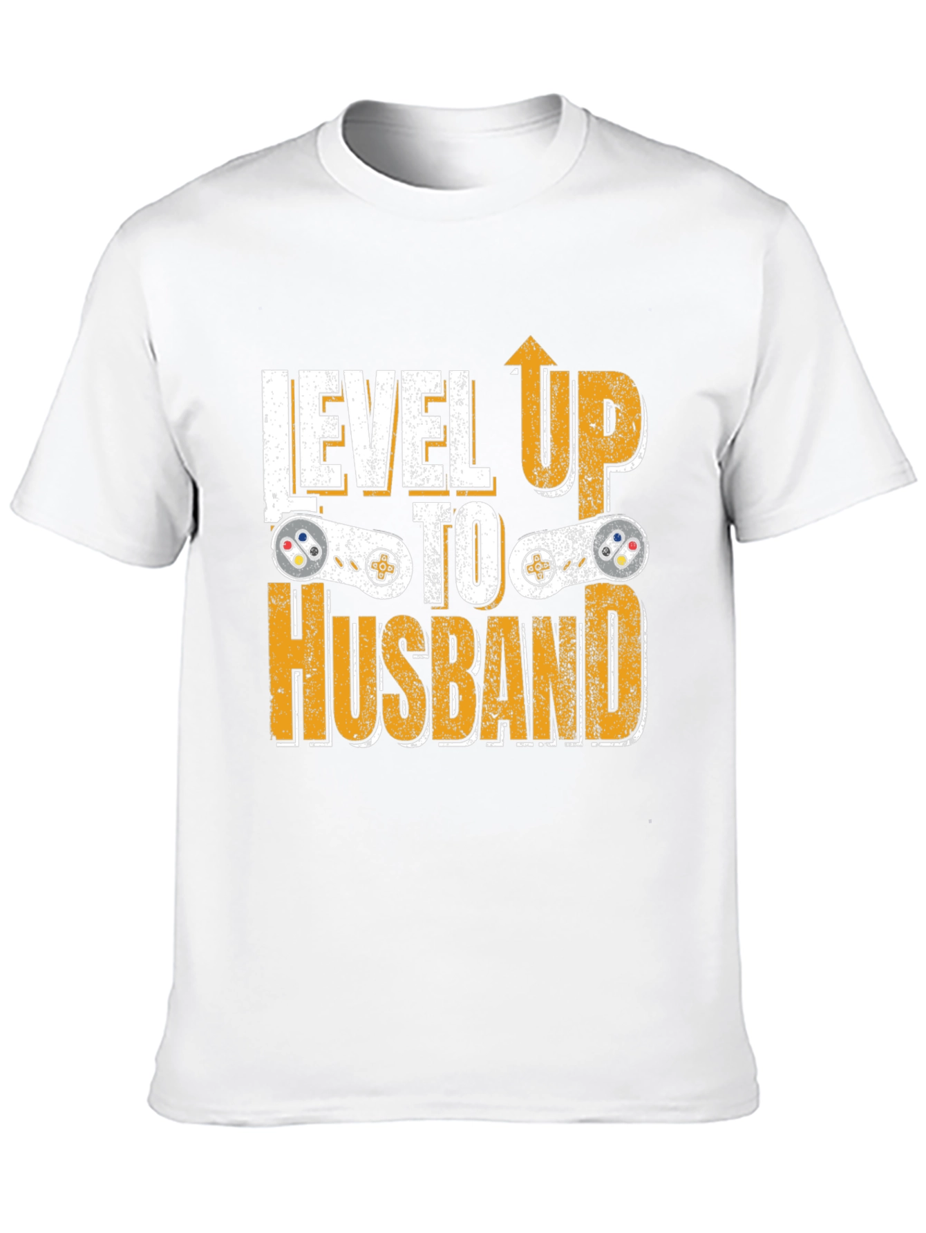 Level Up To Husband T-Shirt Gamer Wedding Gift