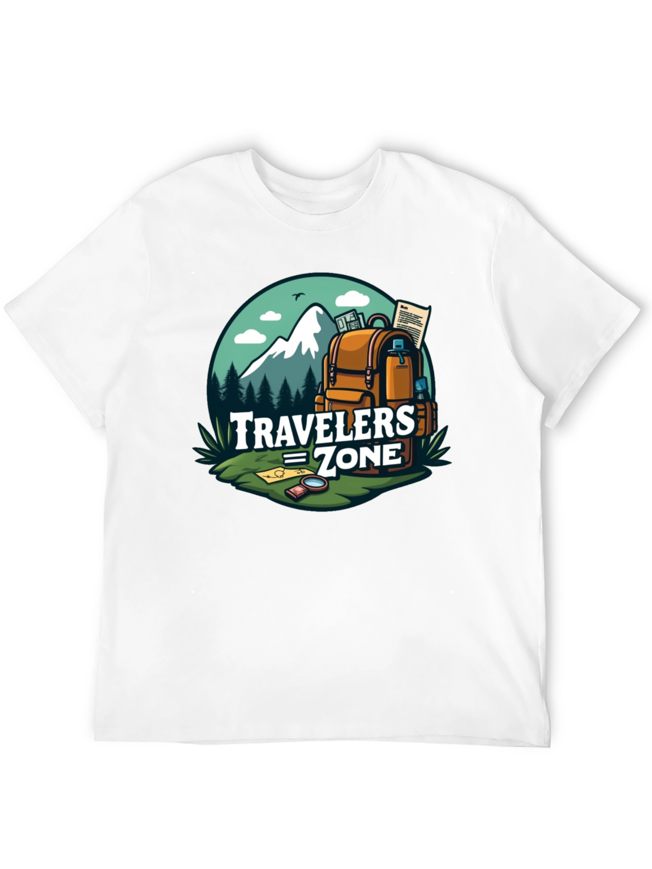 Travelers Zone Graphic Tee - Adventure Awaits