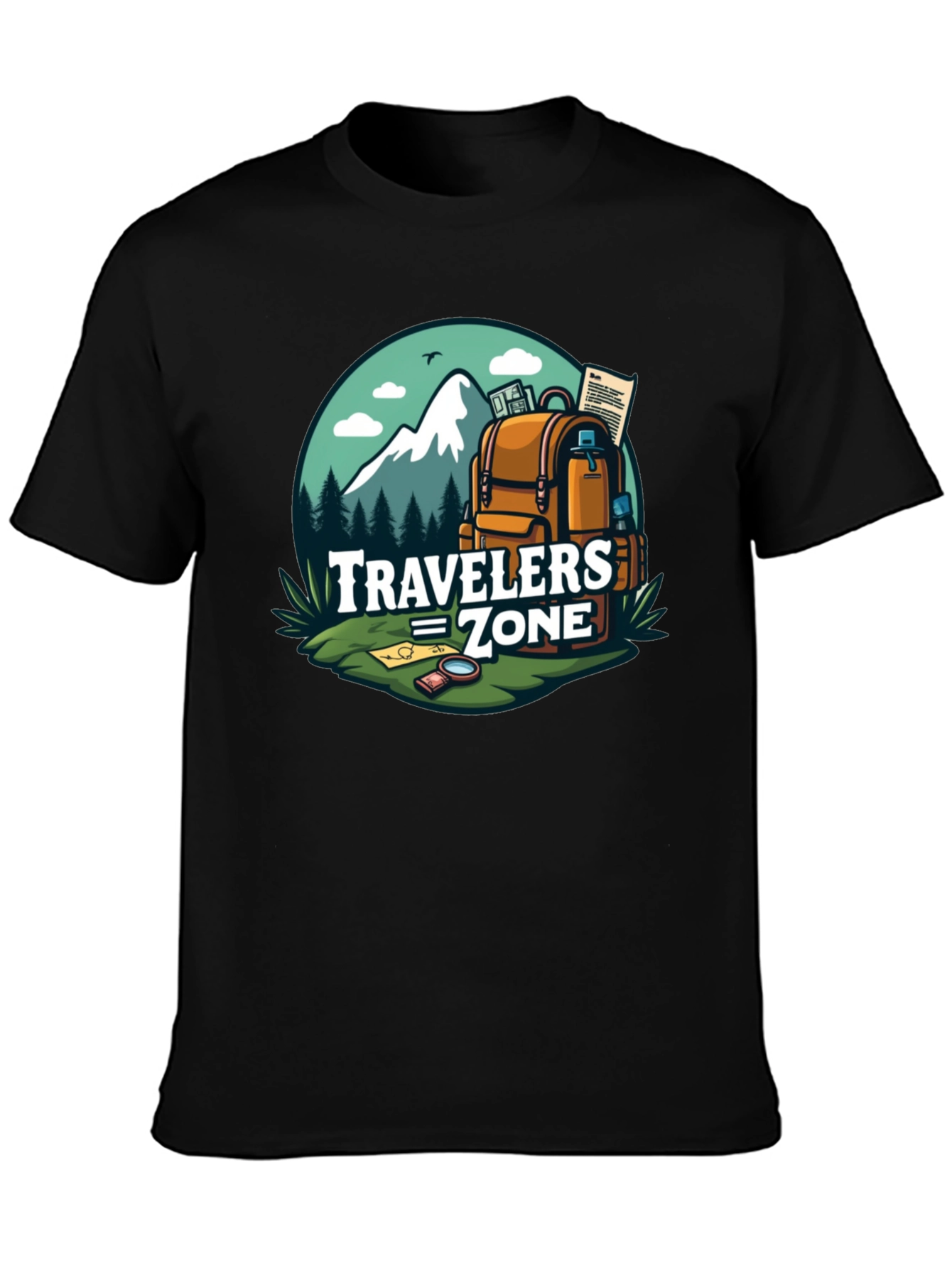 Travelers Zone Graphic Tee - Adventure Awaits