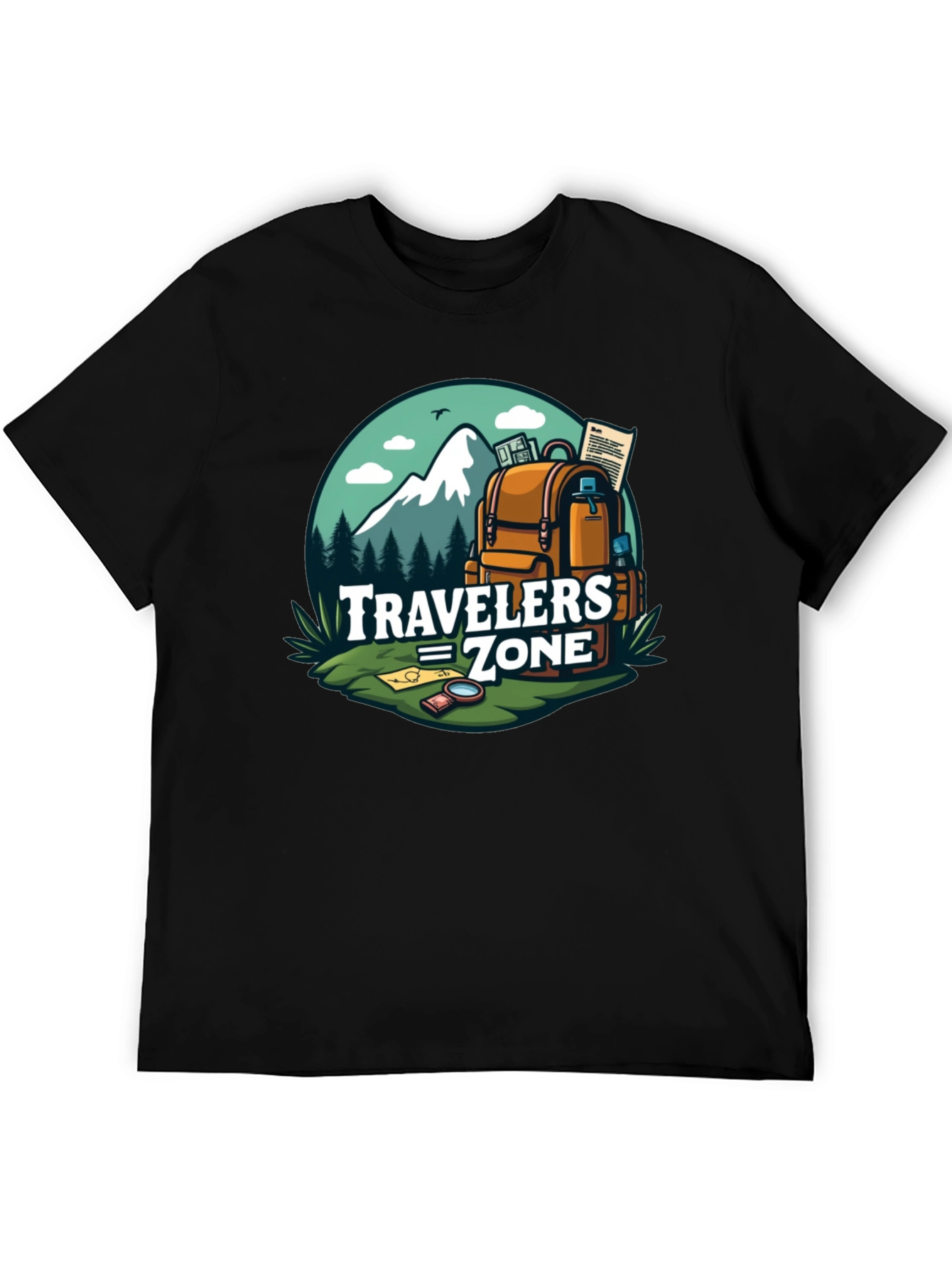 Travelers Zone Graphic Tee - Adventure Awaits