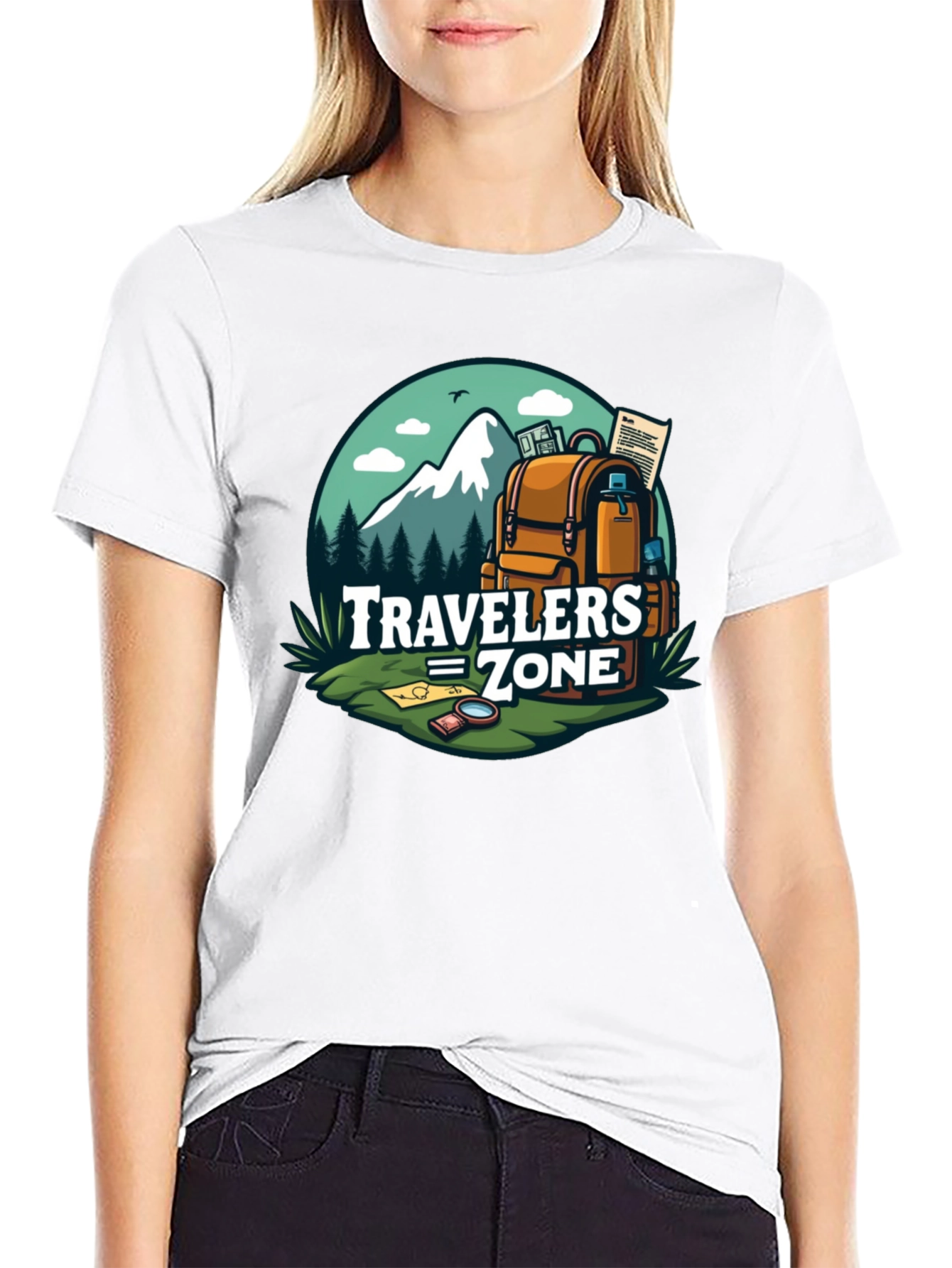 Travelers Zone Graphic Tee - Adventure Awaits