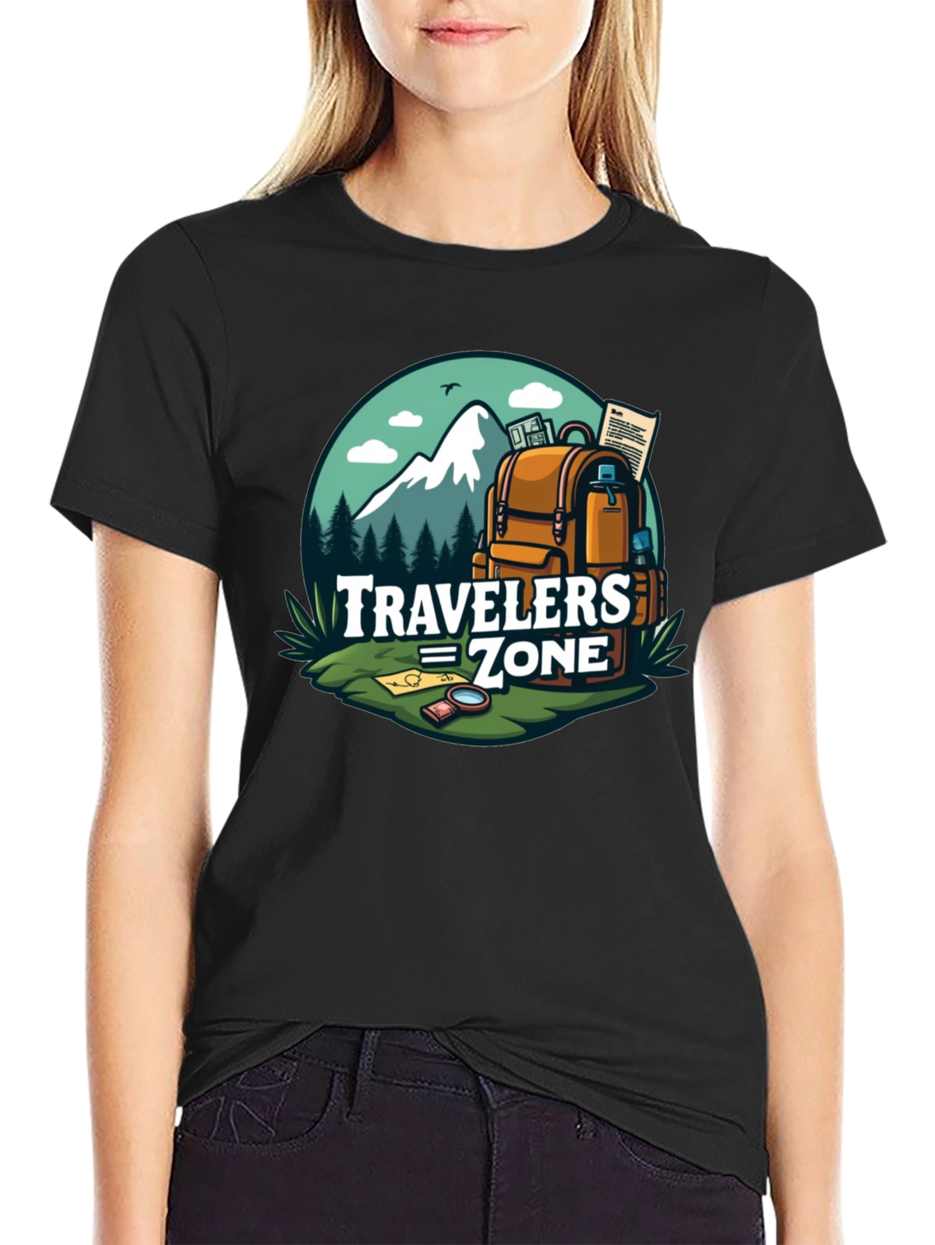 Travelers Zone Graphic Tee - Adventure Awaits
