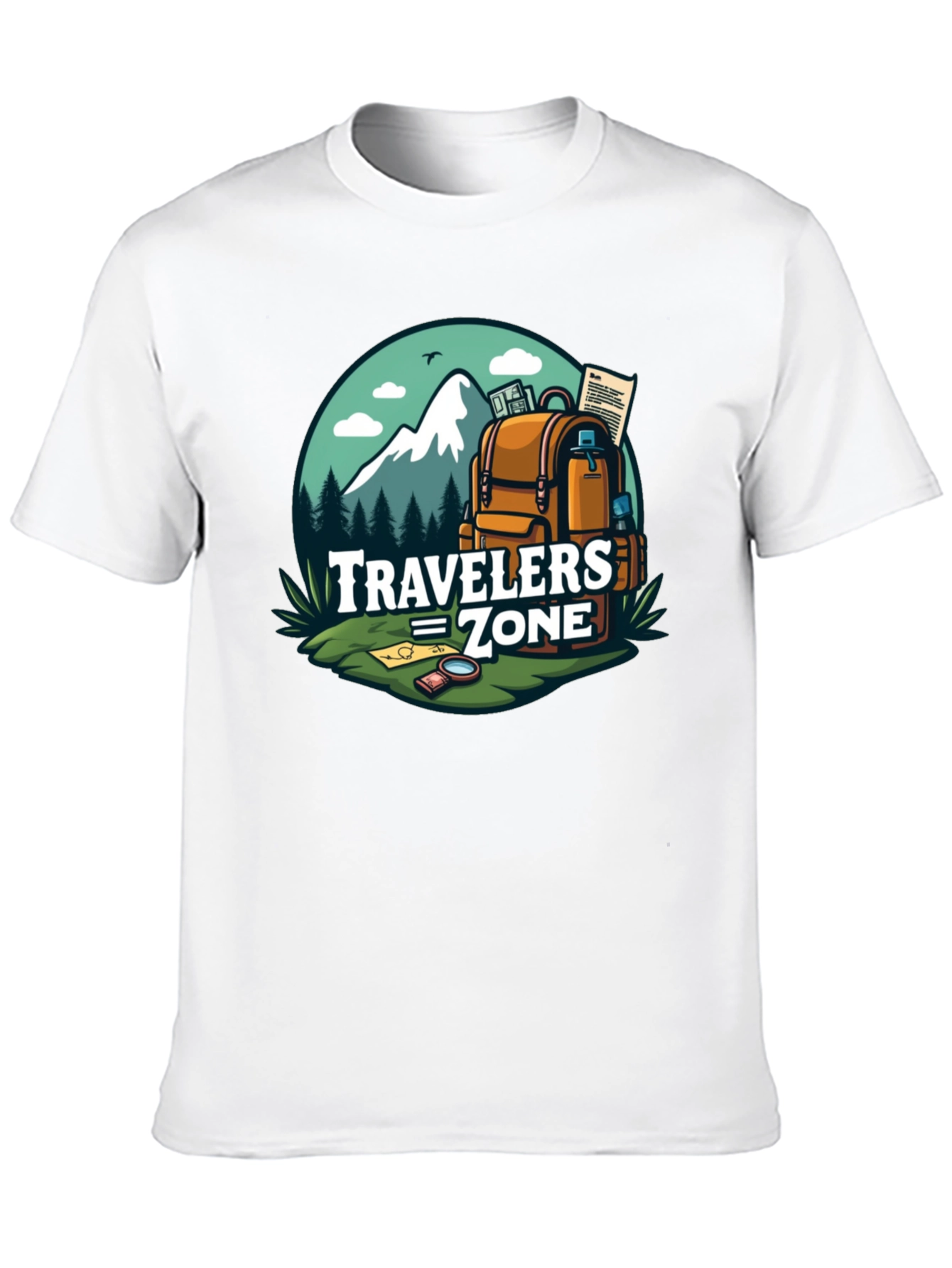 Travelers Zone Graphic Tee - Adventure Awaits