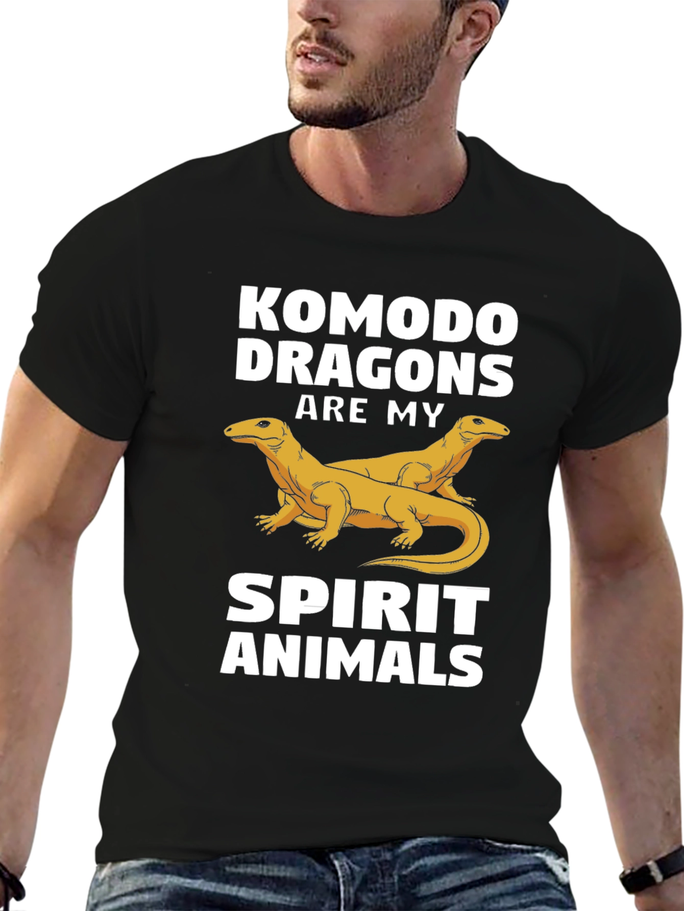 Komodo Dragon Spirit Animal Graphic T-Shirt