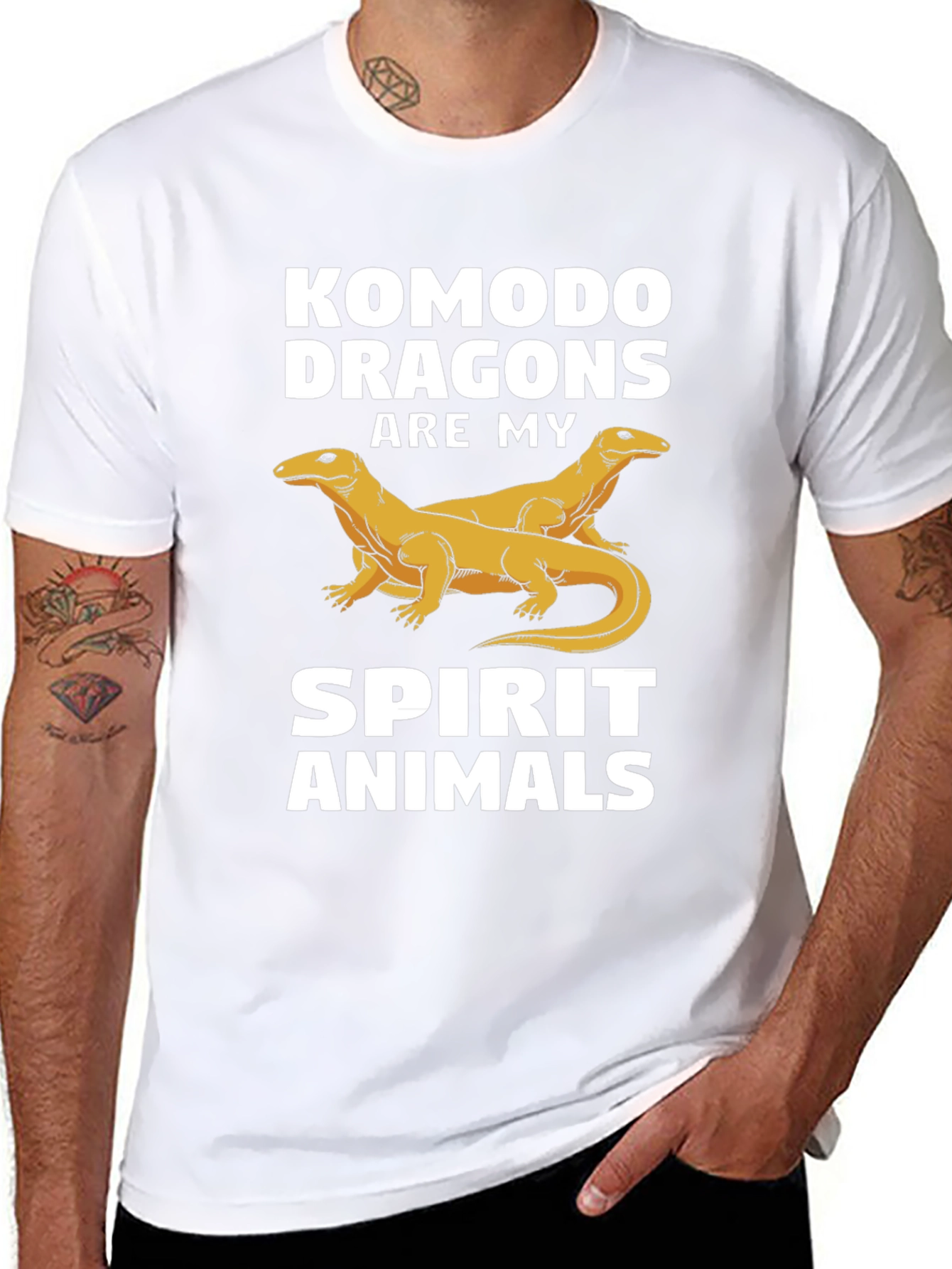 Komodo Dragon Spirit Animal Graphic T-Shirt