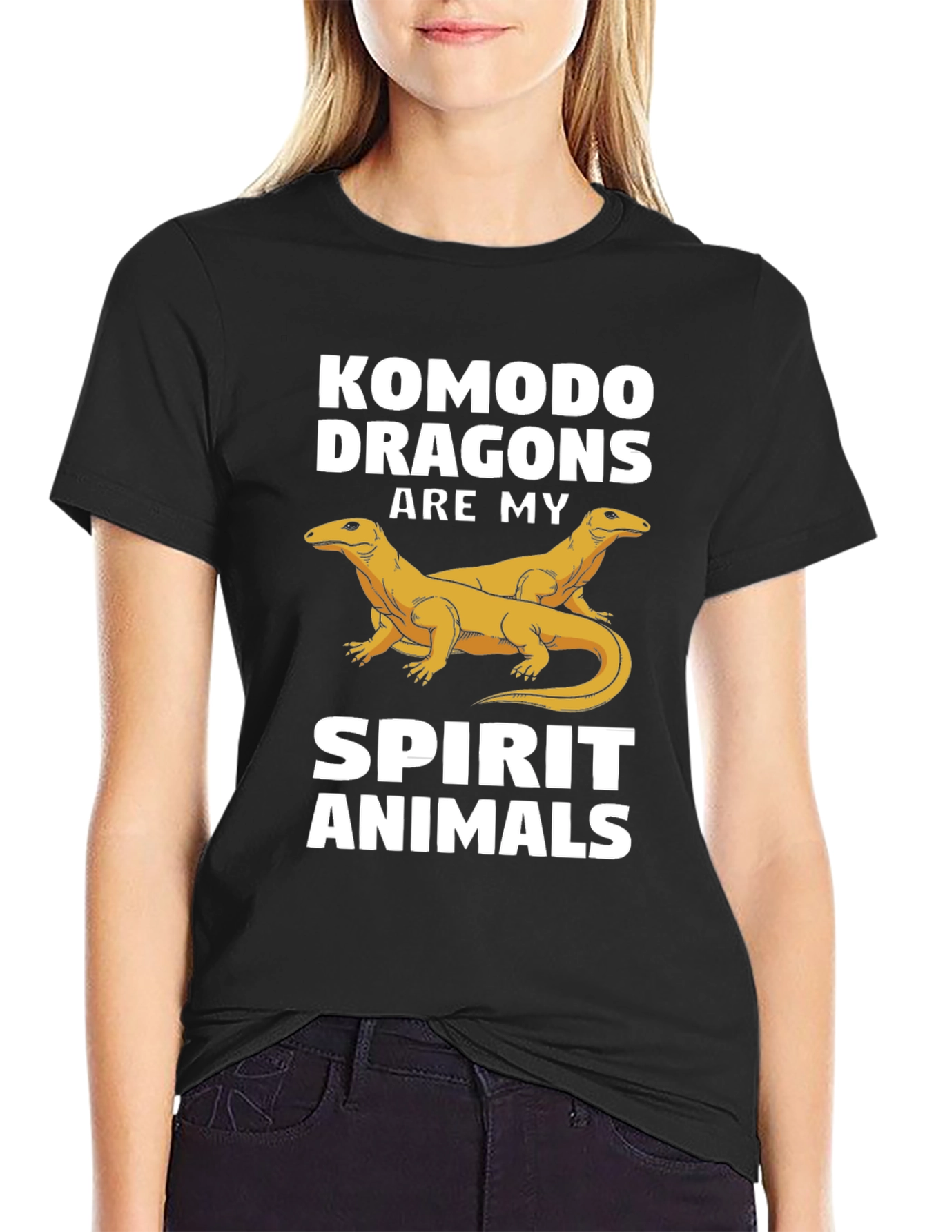 Komodo Dragon Spirit Animal Graphic T-Shirt