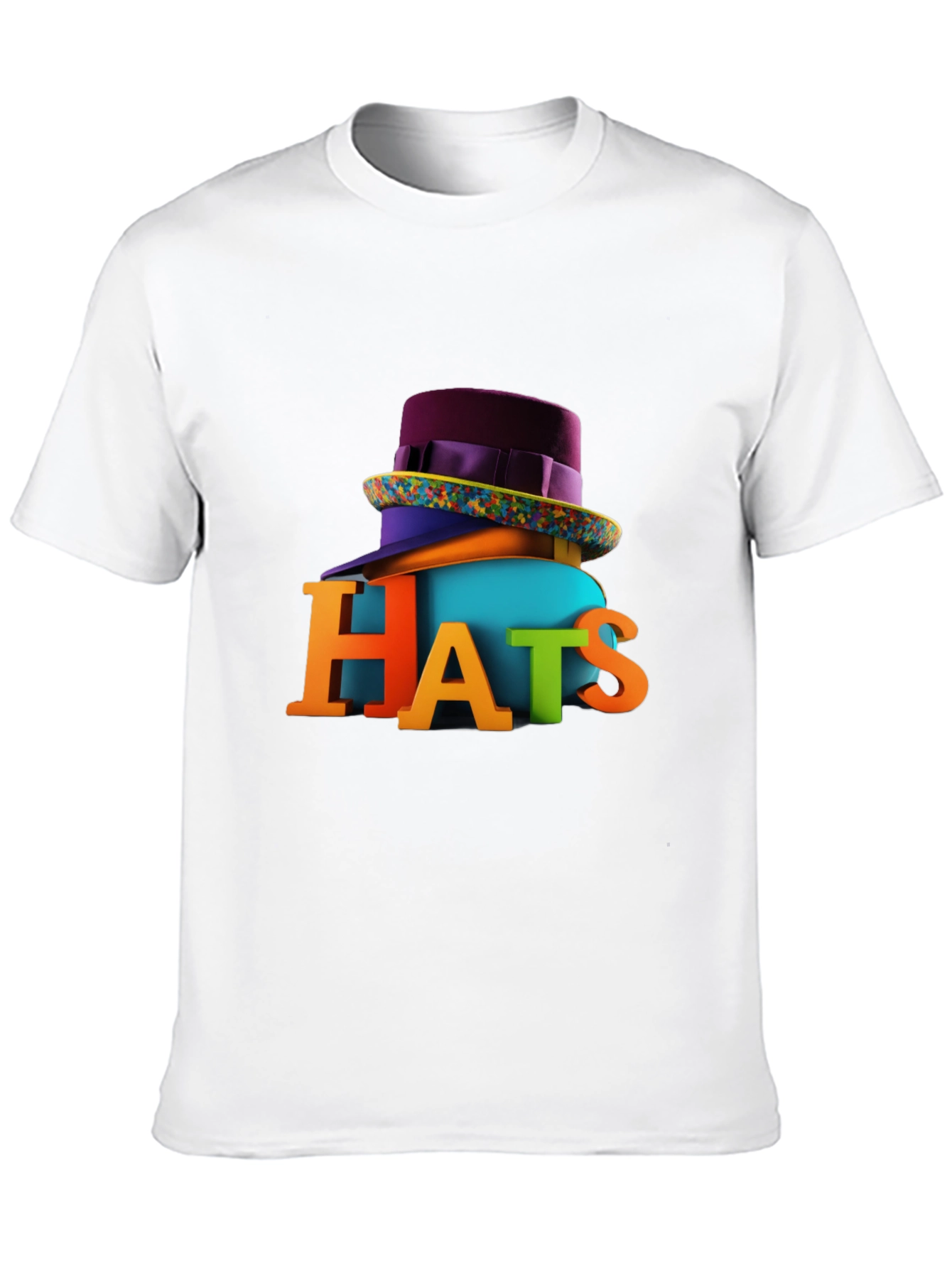 Colorful Hats Graphic Tee