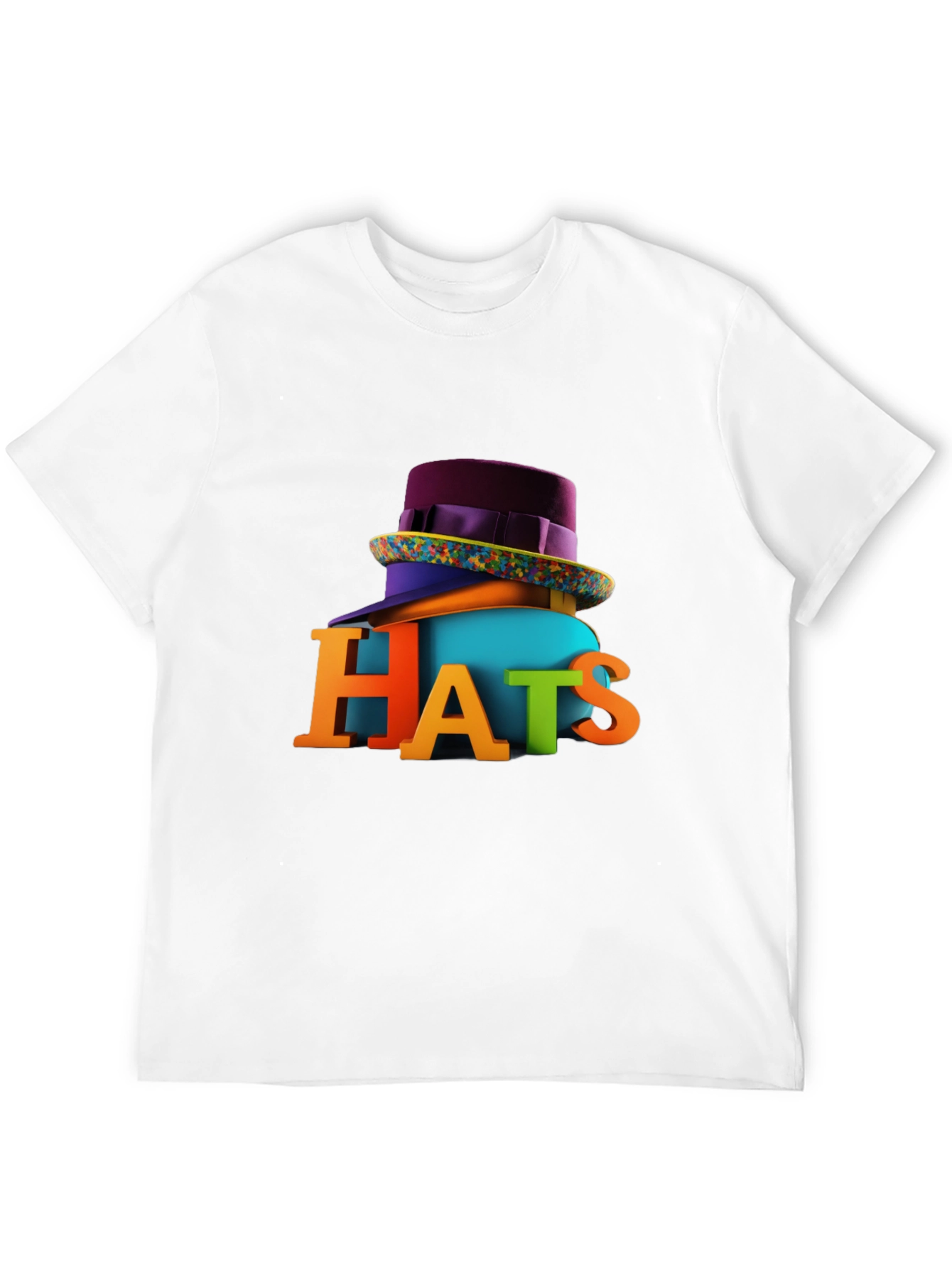 Colorful Hats Graphic Tee