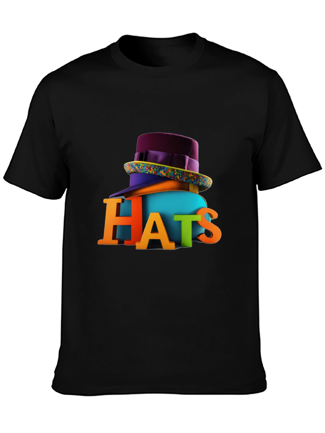 Colorful Hats Graphic Tee