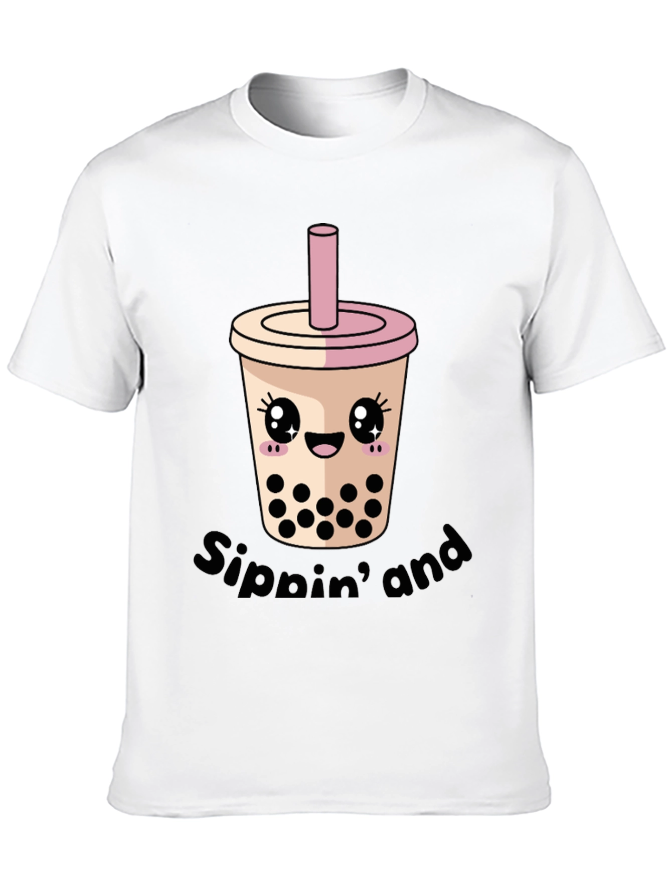Kawaii Bubble Tea T-Shirt - Sippin and Boba