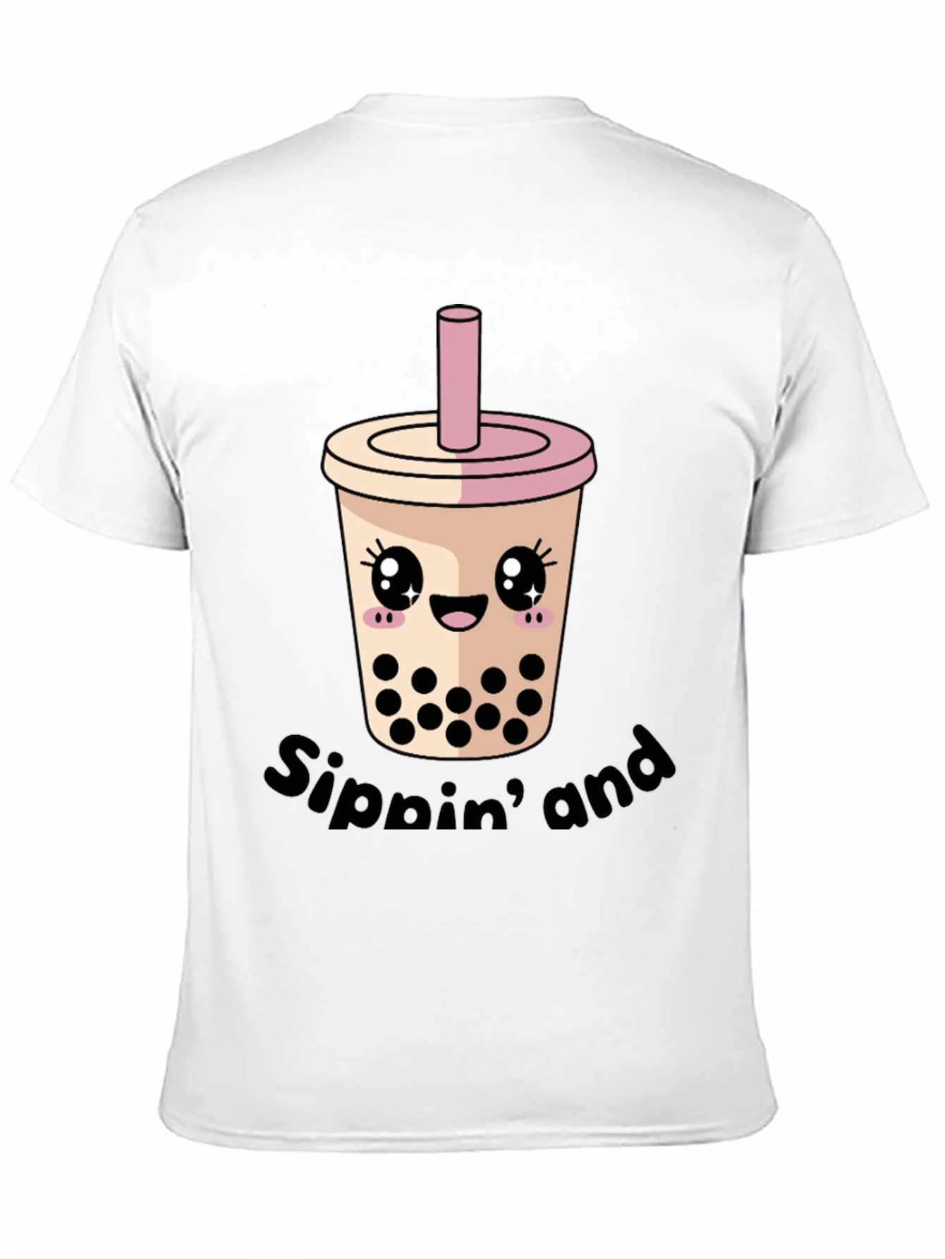 Kawaii Bubble Tea T-Shirt - Sippin and Boba