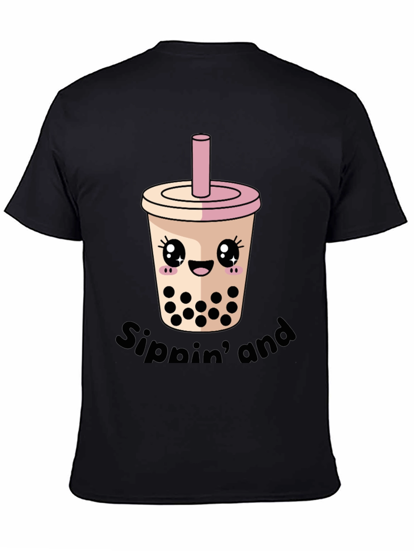 Kawaii Bubble Tea T-Shirt - Sippin and Boba