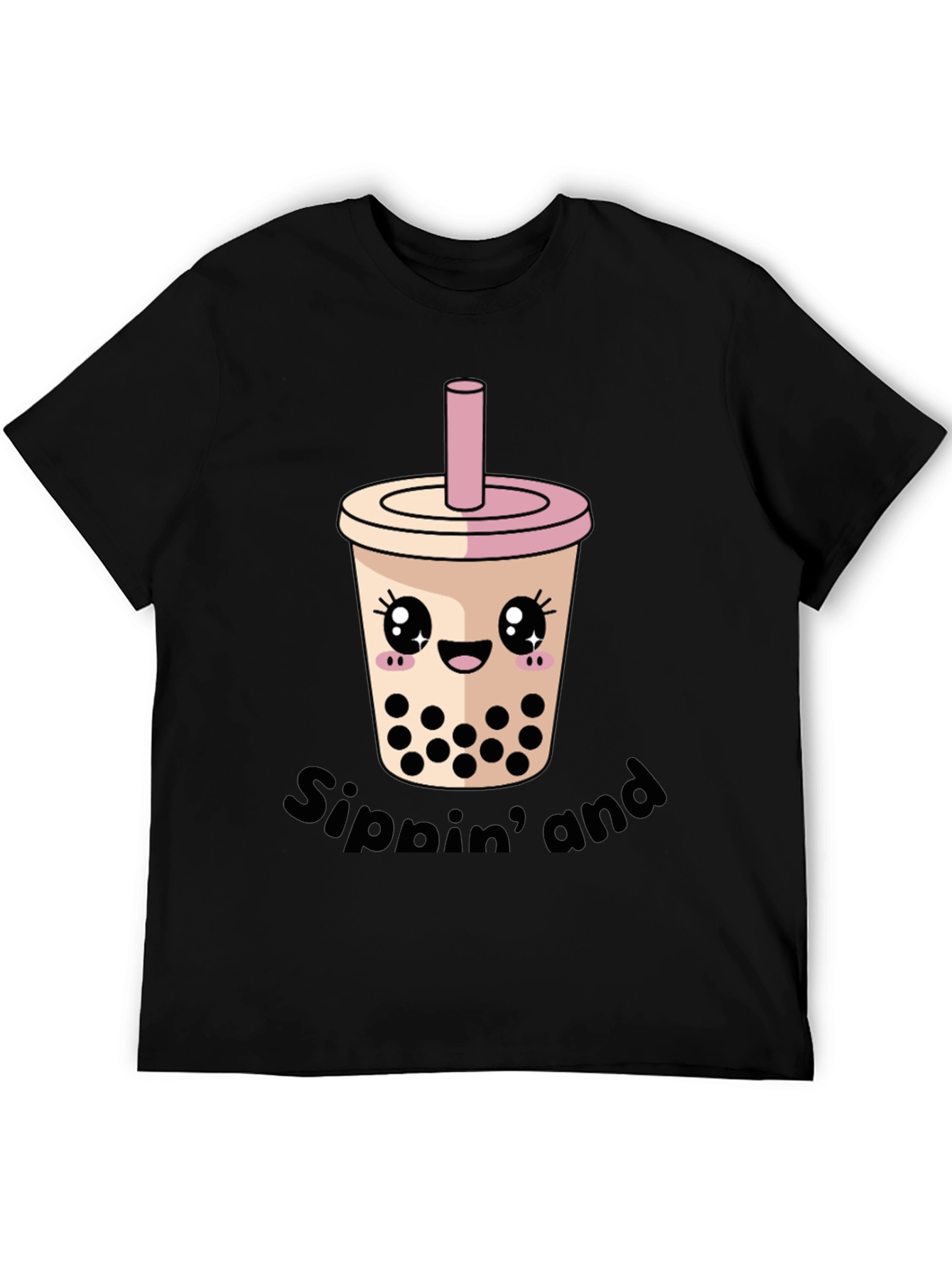 Kawaii Bubble Tea T-Shirt - Sippin and Boba