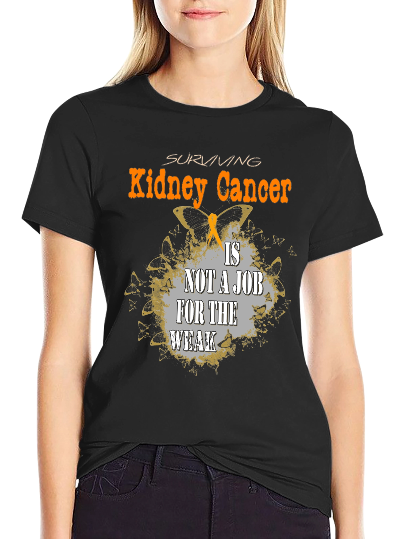 Kidney Cancer Survivor T-Shirt - Black