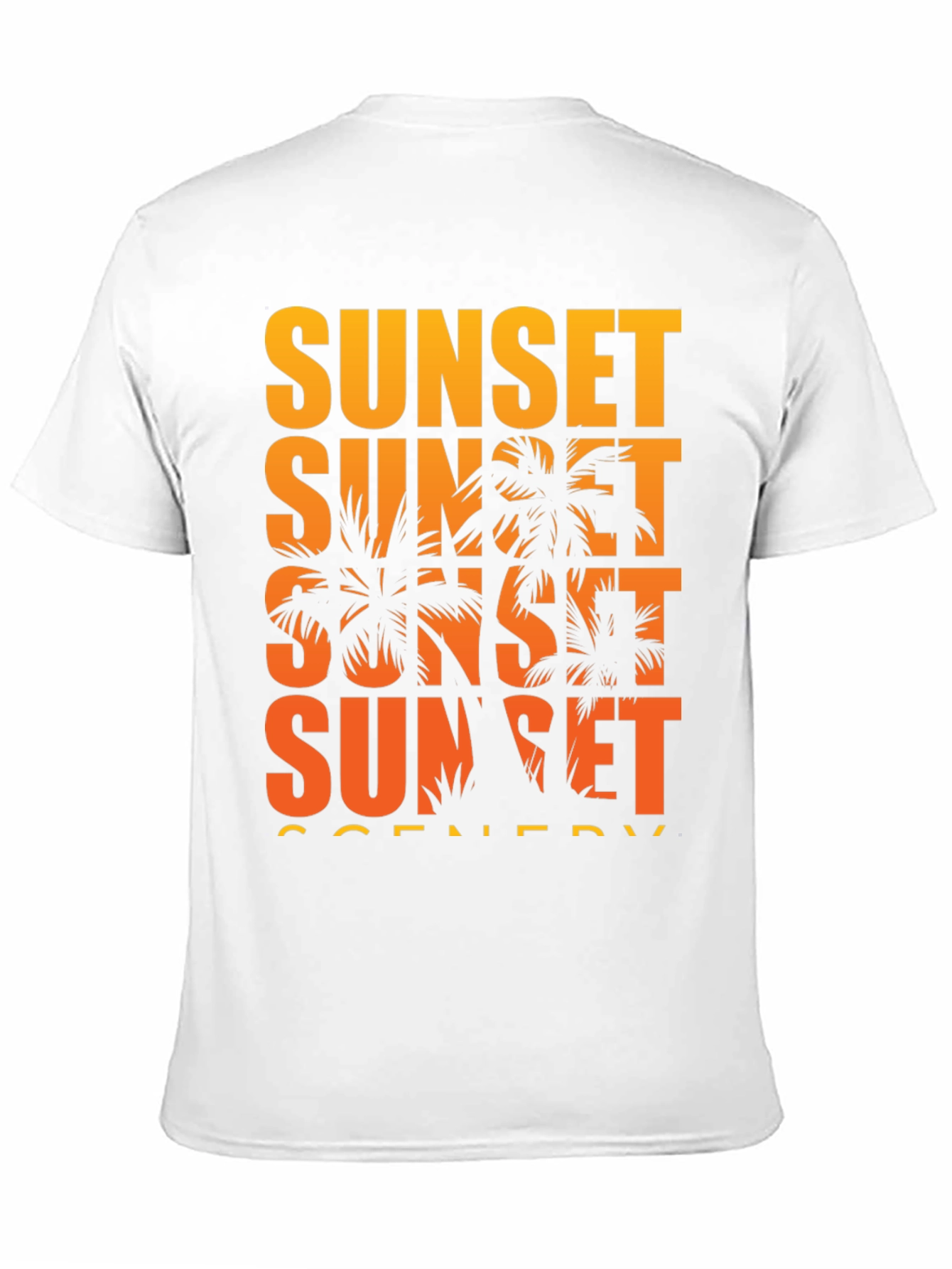 Sunset Scenery Graphic T-Shirt