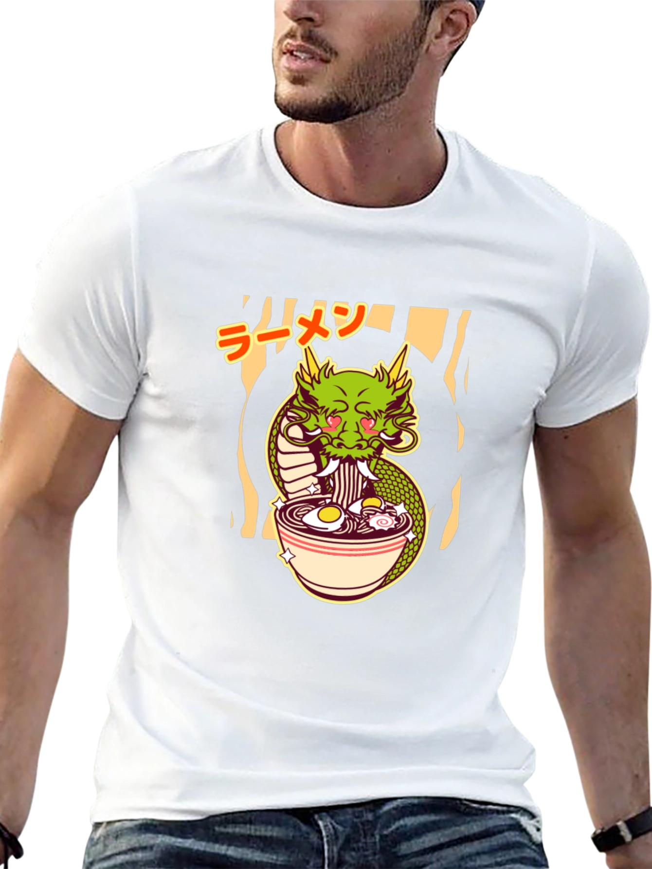 Ramen Dragon Graphic Tee - Stylish Comfort