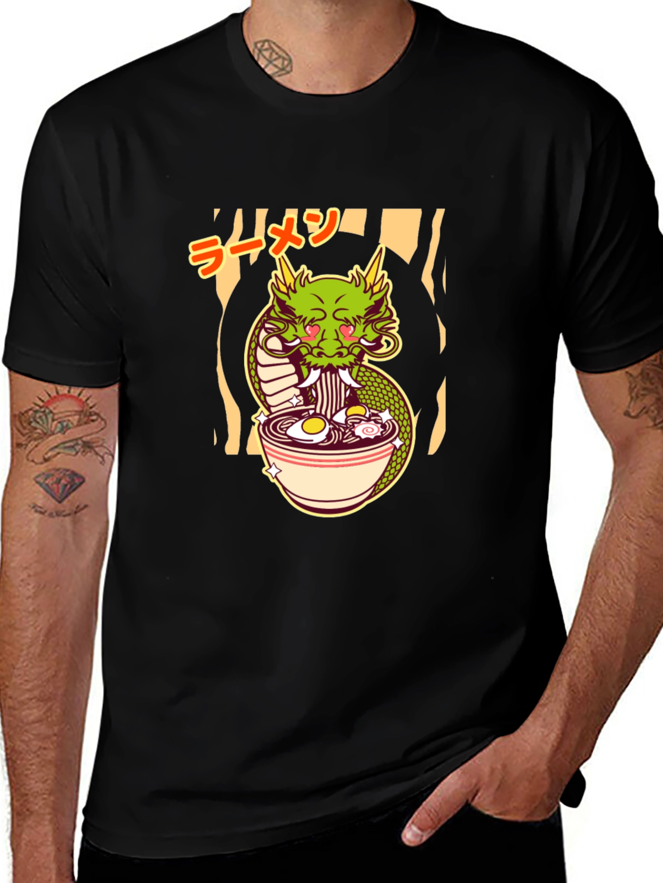 Ramen Dragon Graphic Tee - Stylish Comfort