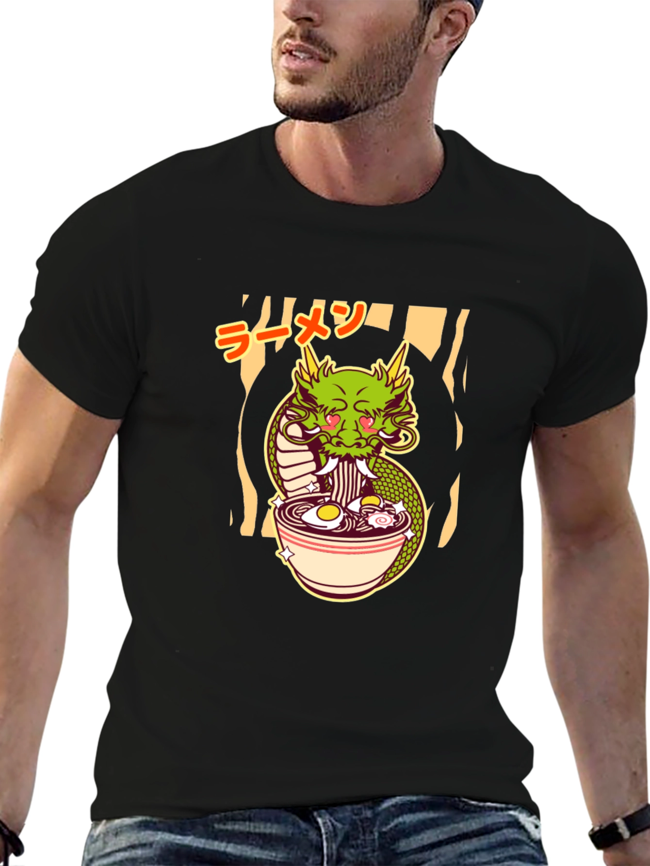 Ramen Dragon Graphic Tee - Stylish Comfort