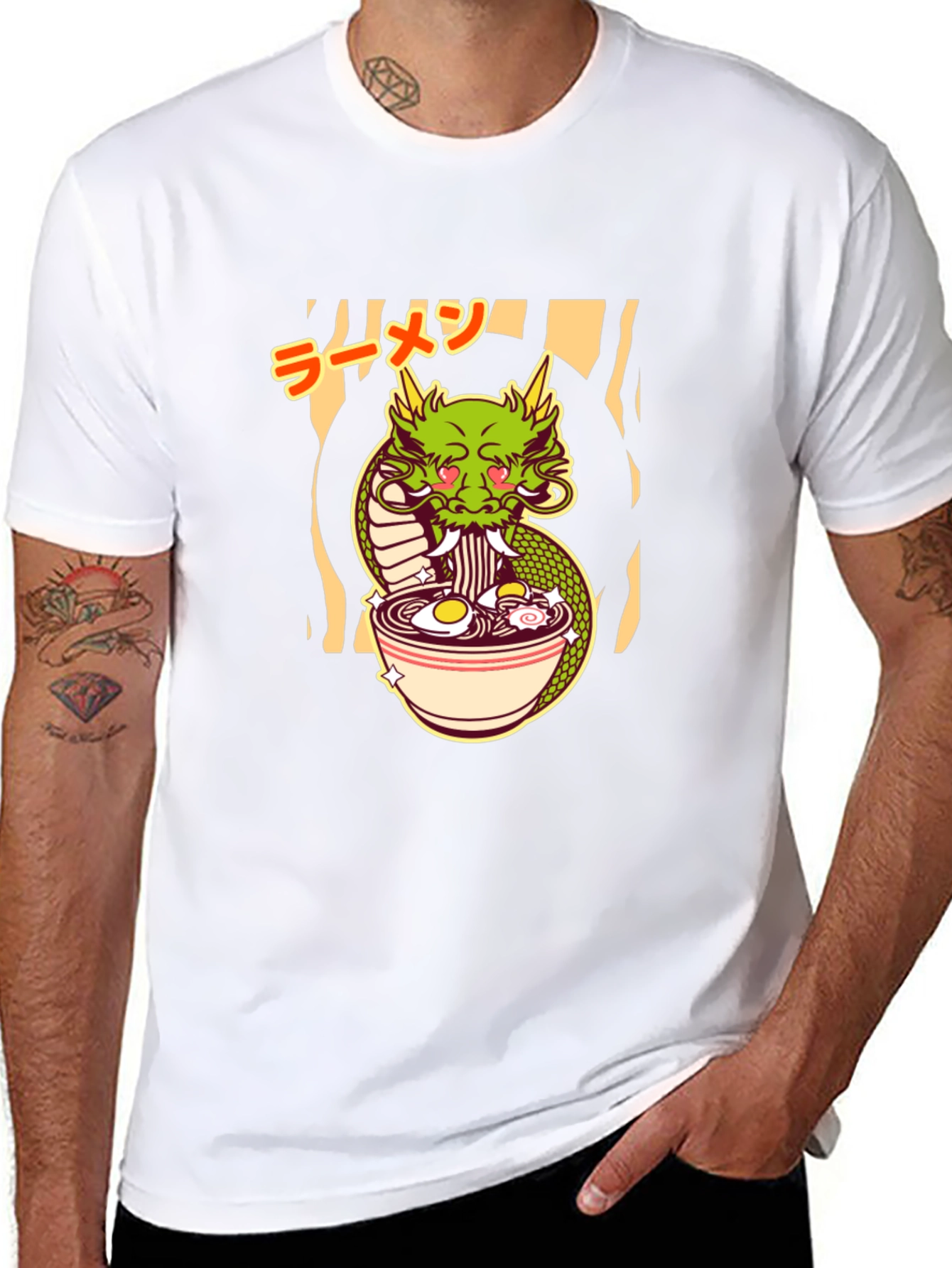 Ramen Dragon Graphic Tee - Stylish Comfort
