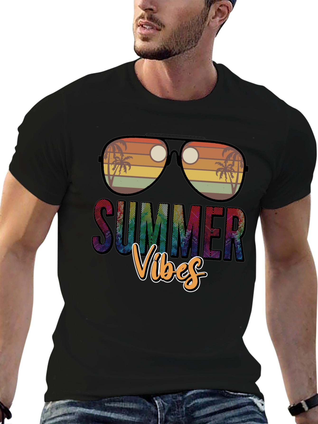 Summer Vibes Graphic T-Shirt - Beach Ready!