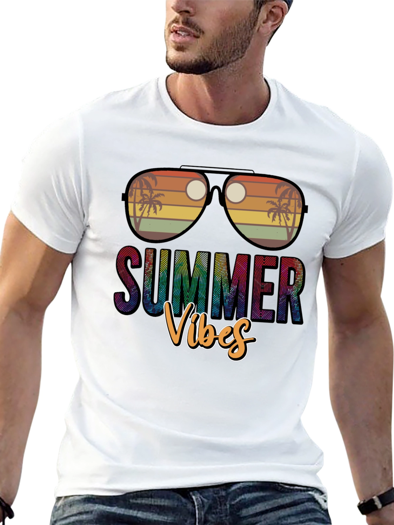 Summer Vibes Graphic T-Shirt - Beach Ready!