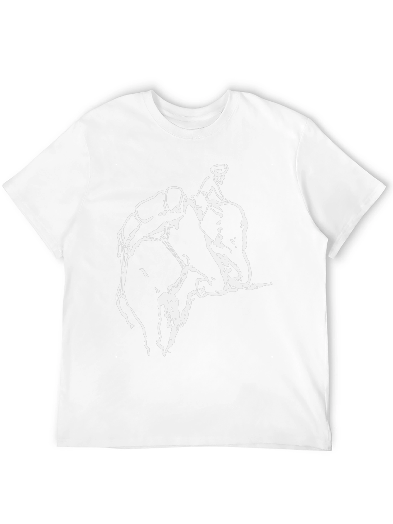 Equestrian Sketch Tee - Stylish Black Cotton Shirt