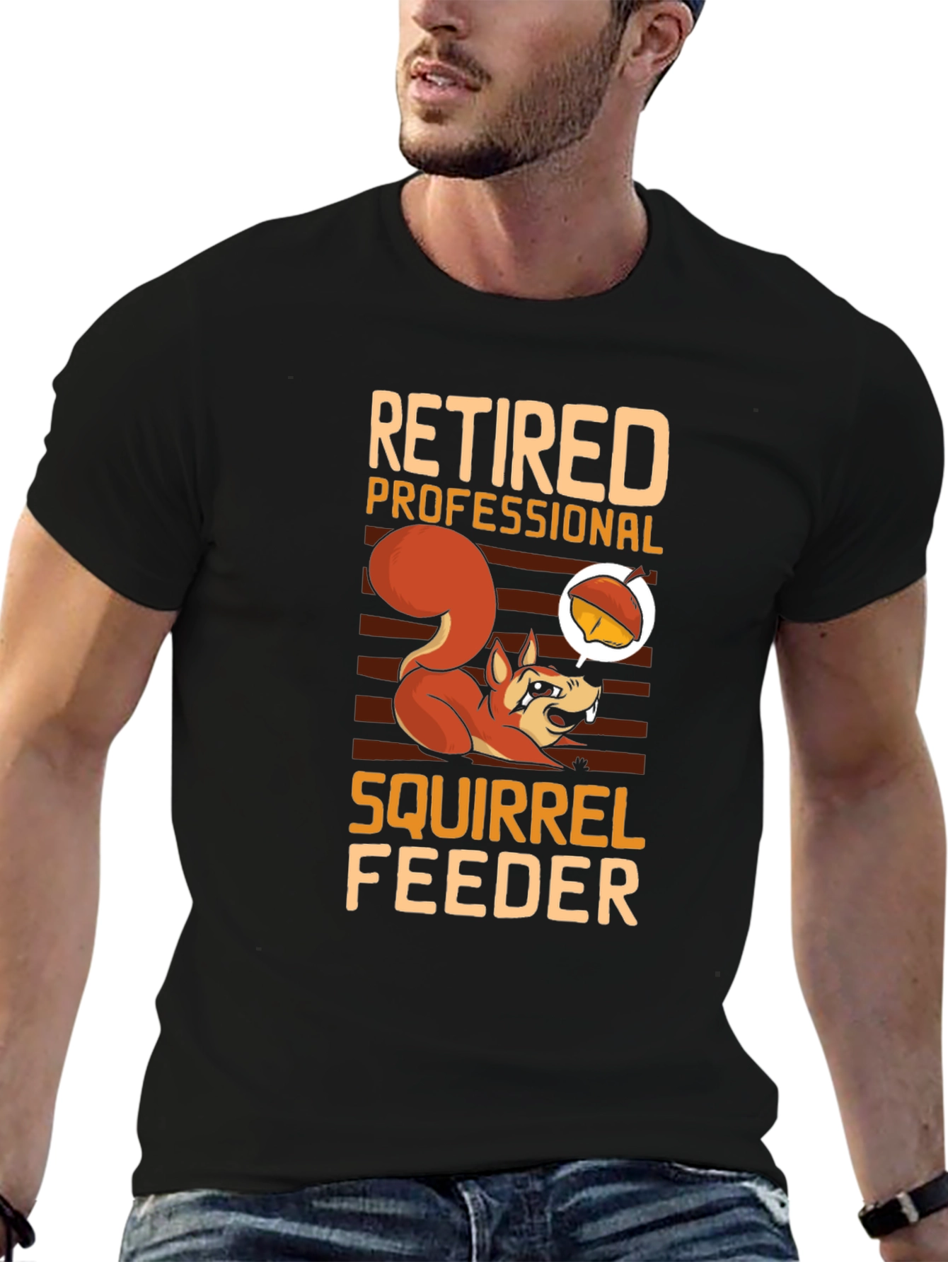 Retired Professional Squirrel Feeder T-Shirt