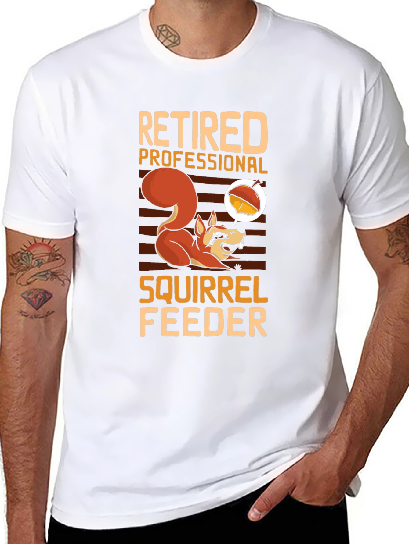 Retired Professional Squirrel Feeder T-Shirt