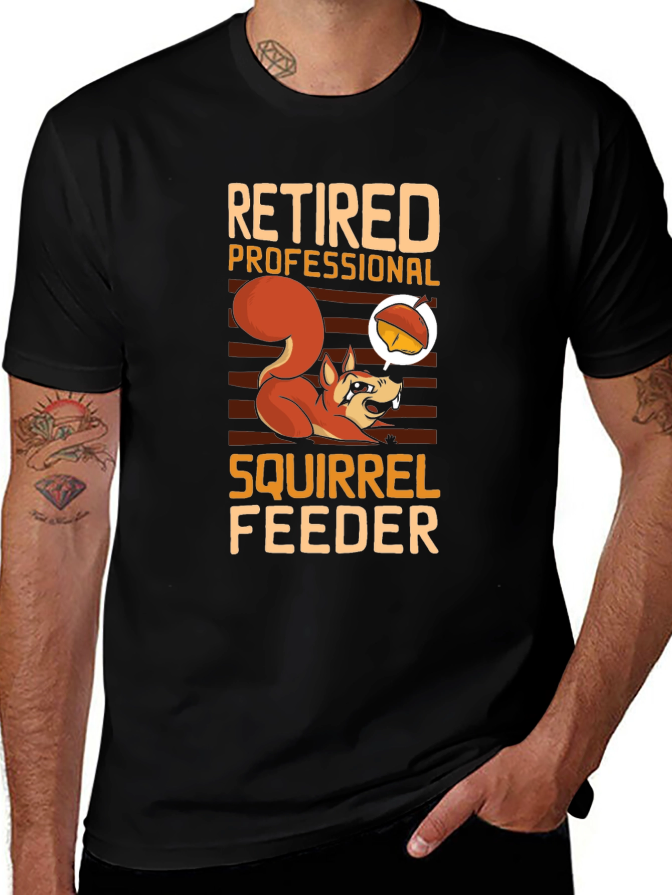 Retired Professional Squirrel Feeder T-Shirt