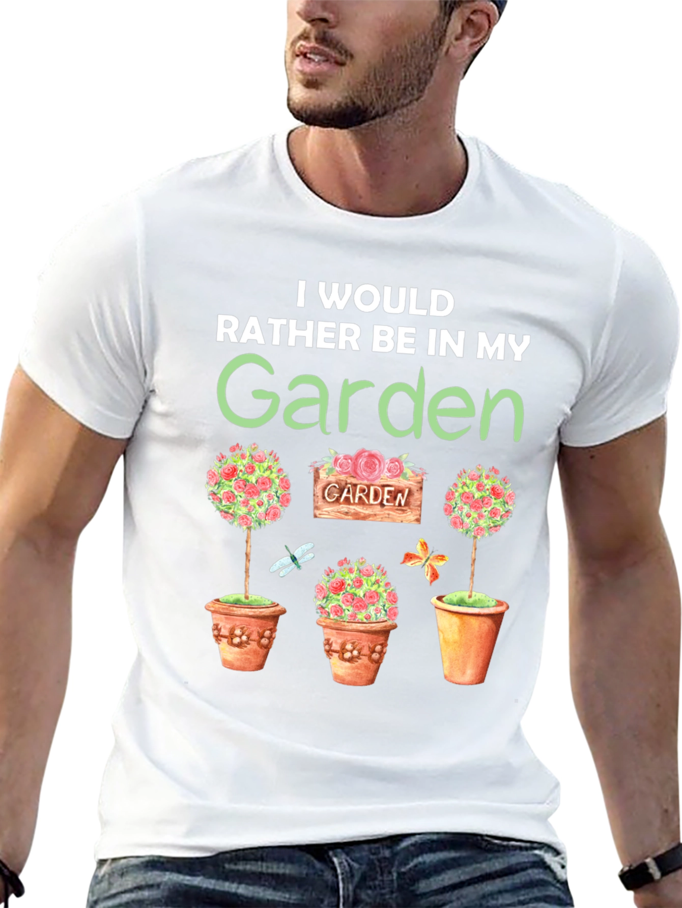 Id Rather Be in My Garden T-Shirt