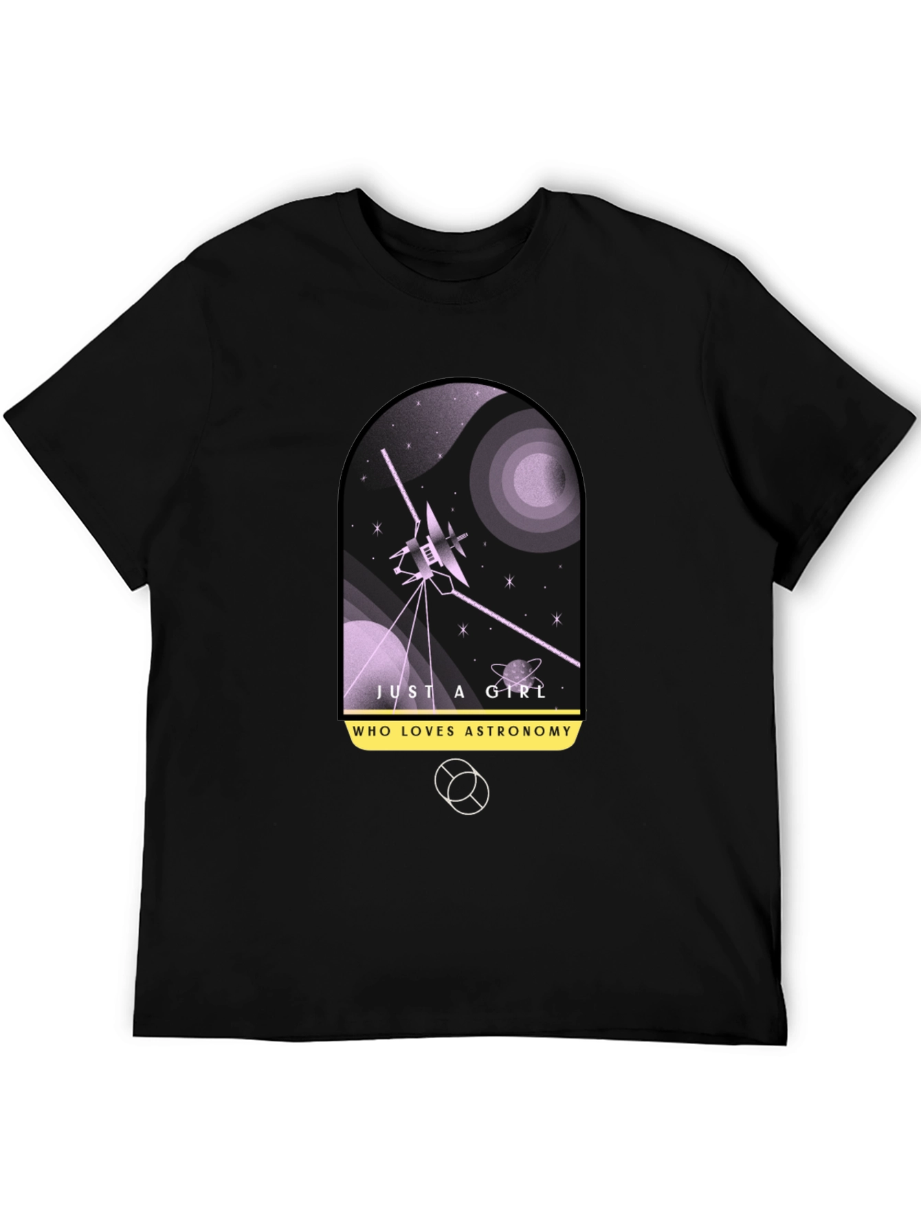 Astronomy Lover Black Graphic Tee