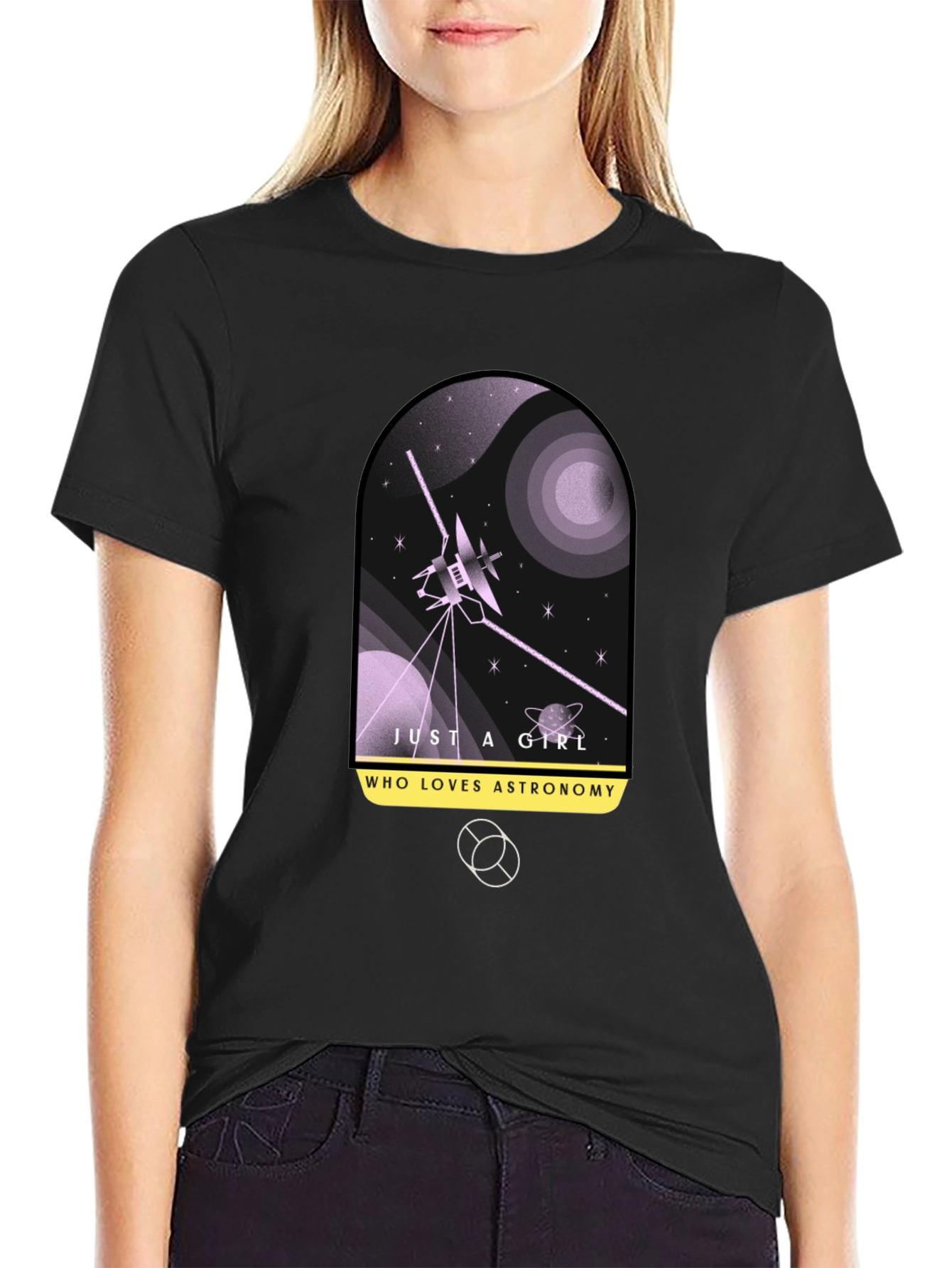 Astronomy Lover Black Graphic Tee