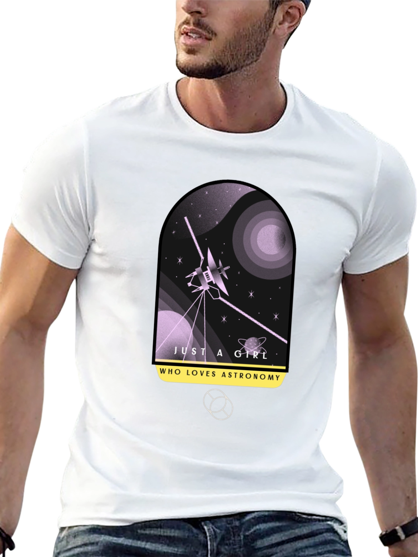 Astronomy Lover Black Graphic Tee
