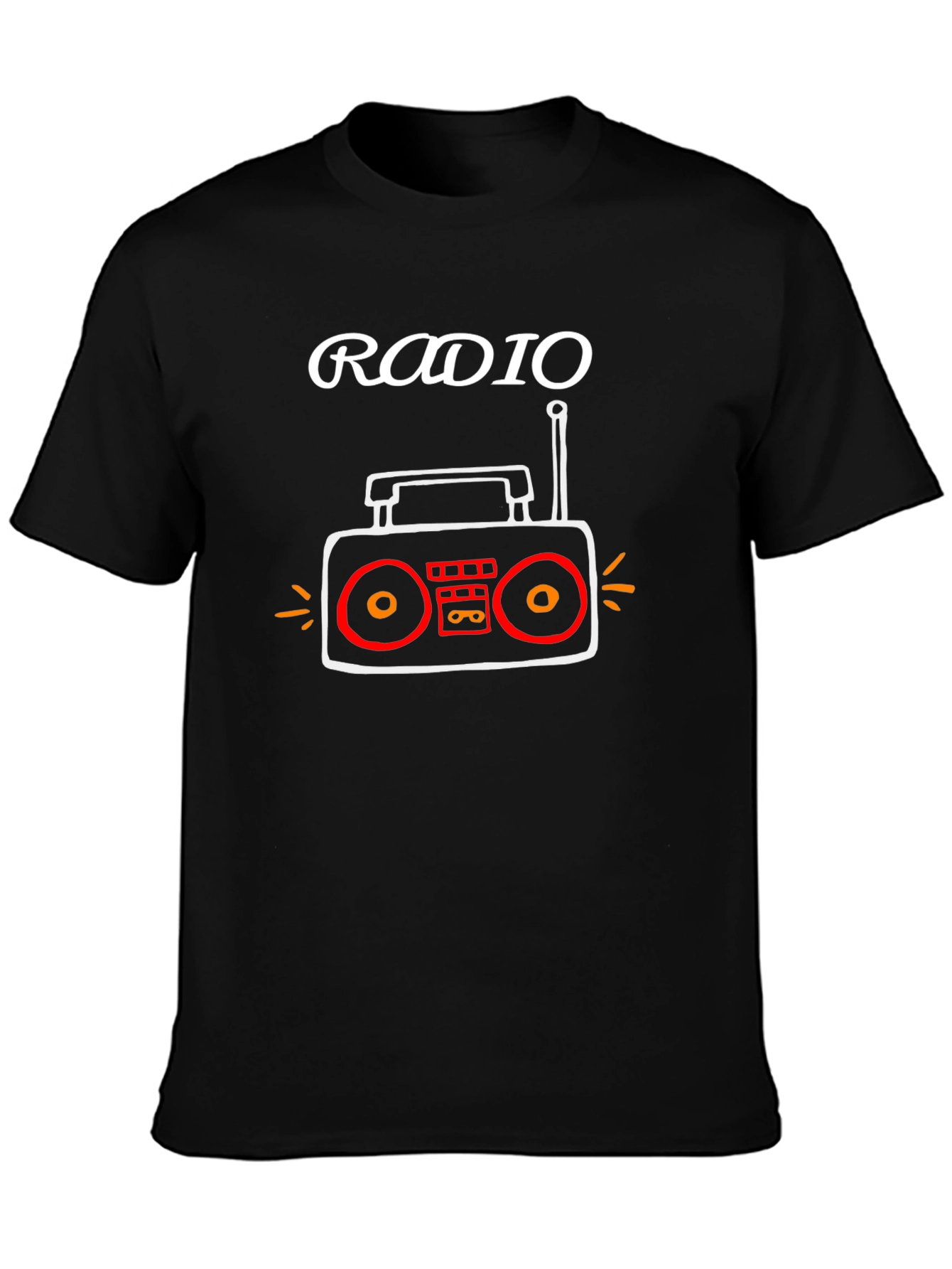 Retro Radio Graphic Tee - Cool & Unique Design