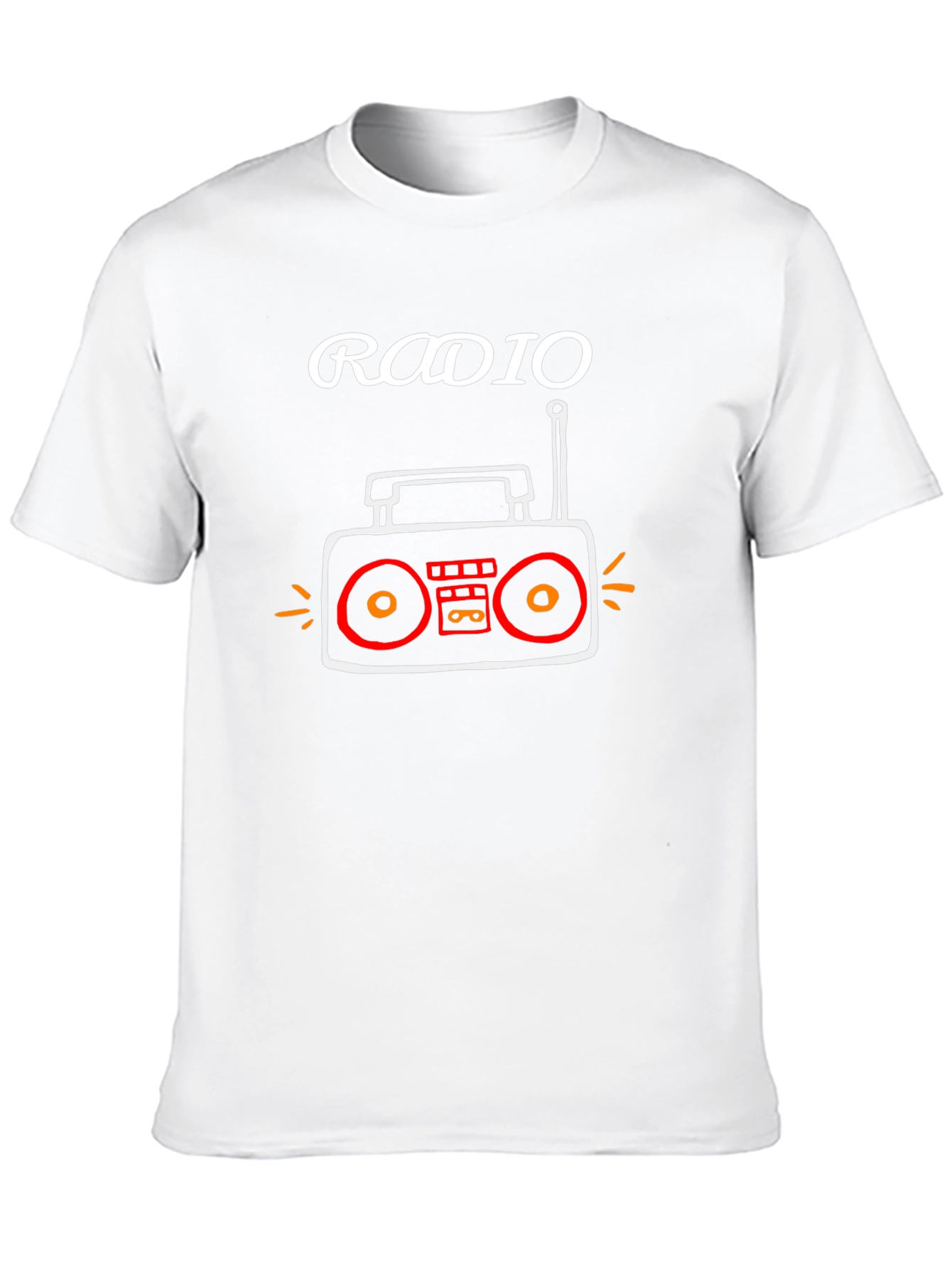Retro Radio Graphic Tee - Cool & Unique Design