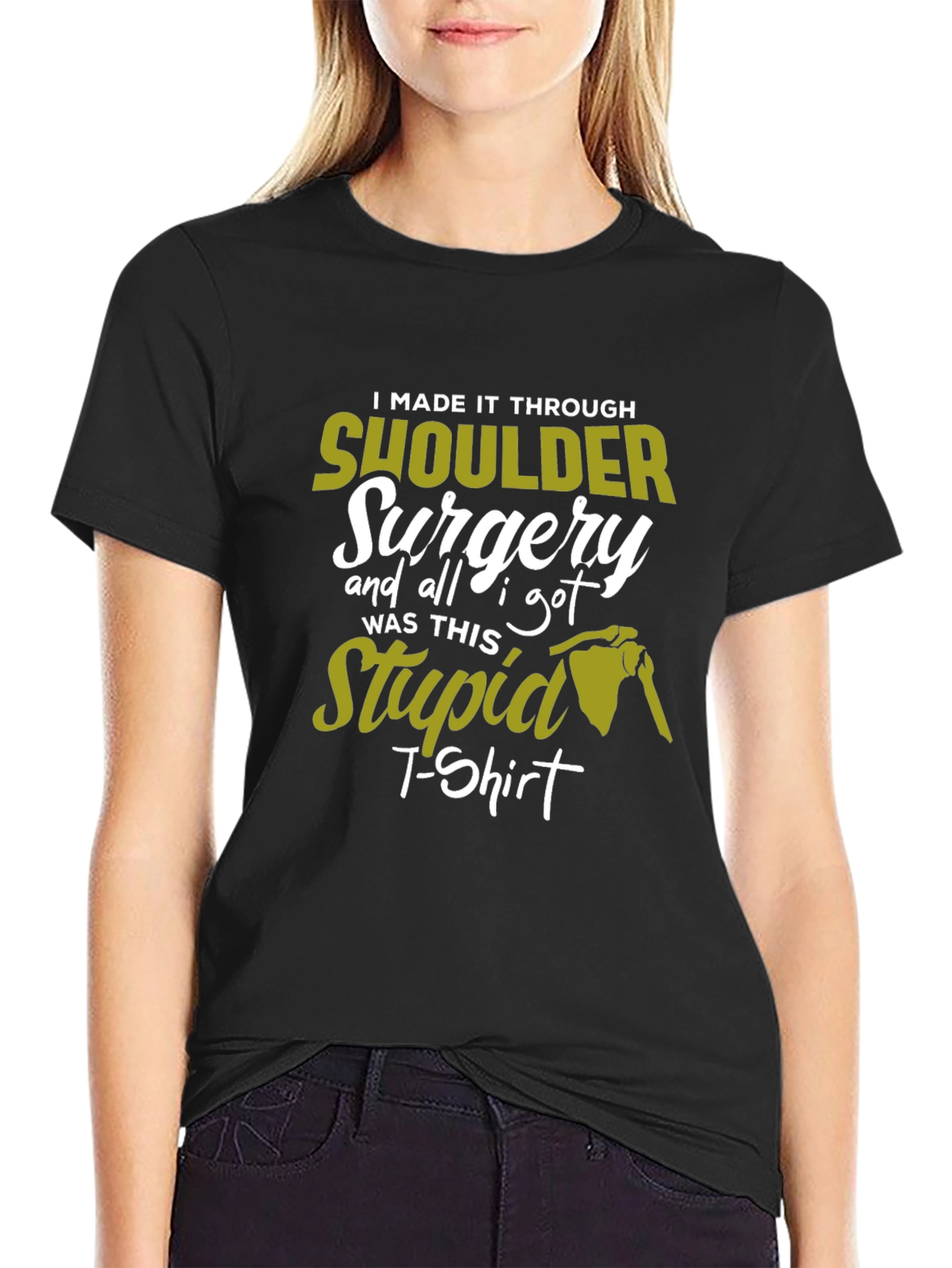 Shoulder Surgery Recovery T-Shirt - Funny Injury Gift