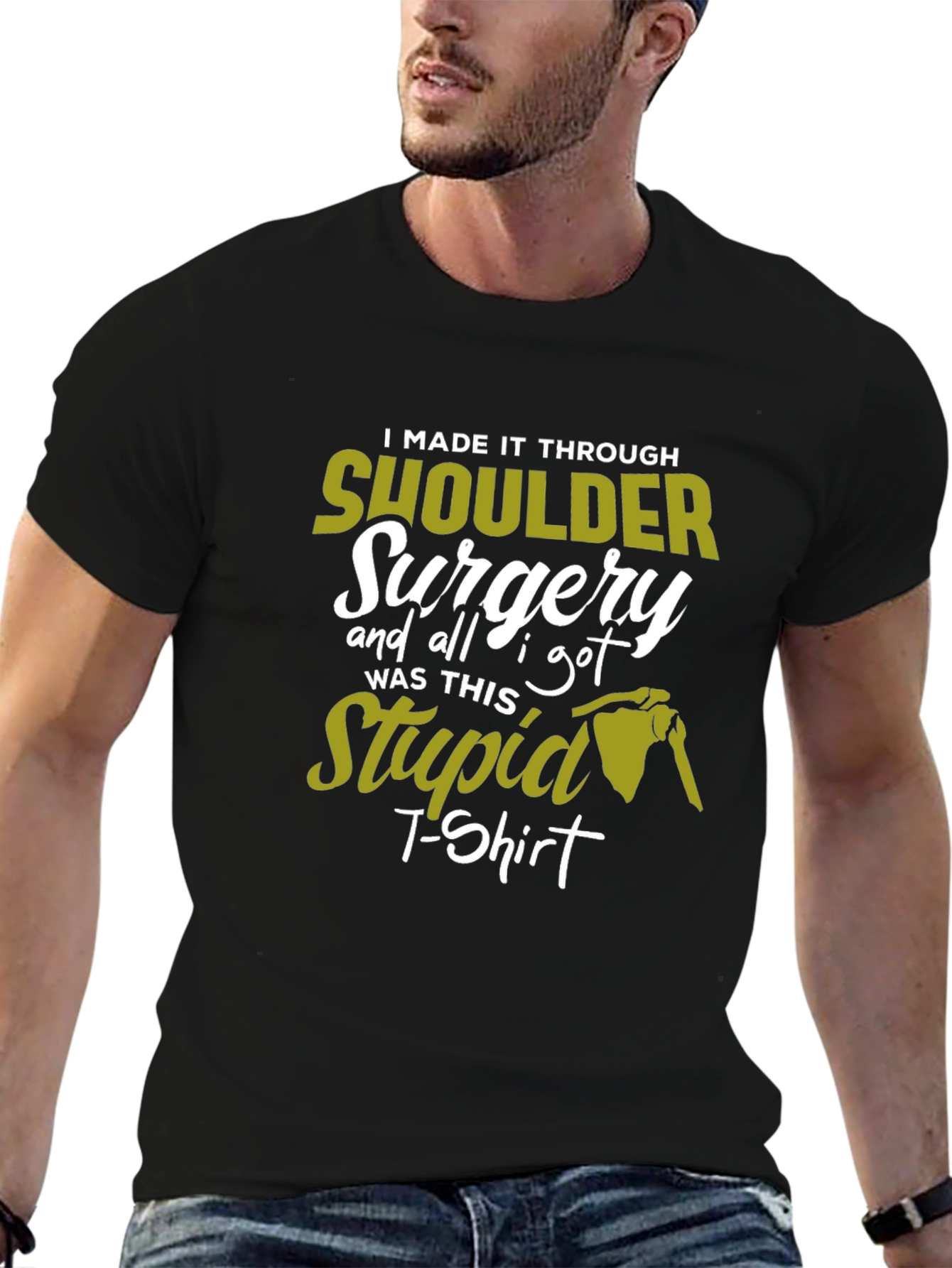 Shoulder Surgery Recovery T-Shirt - Funny Injury Gift