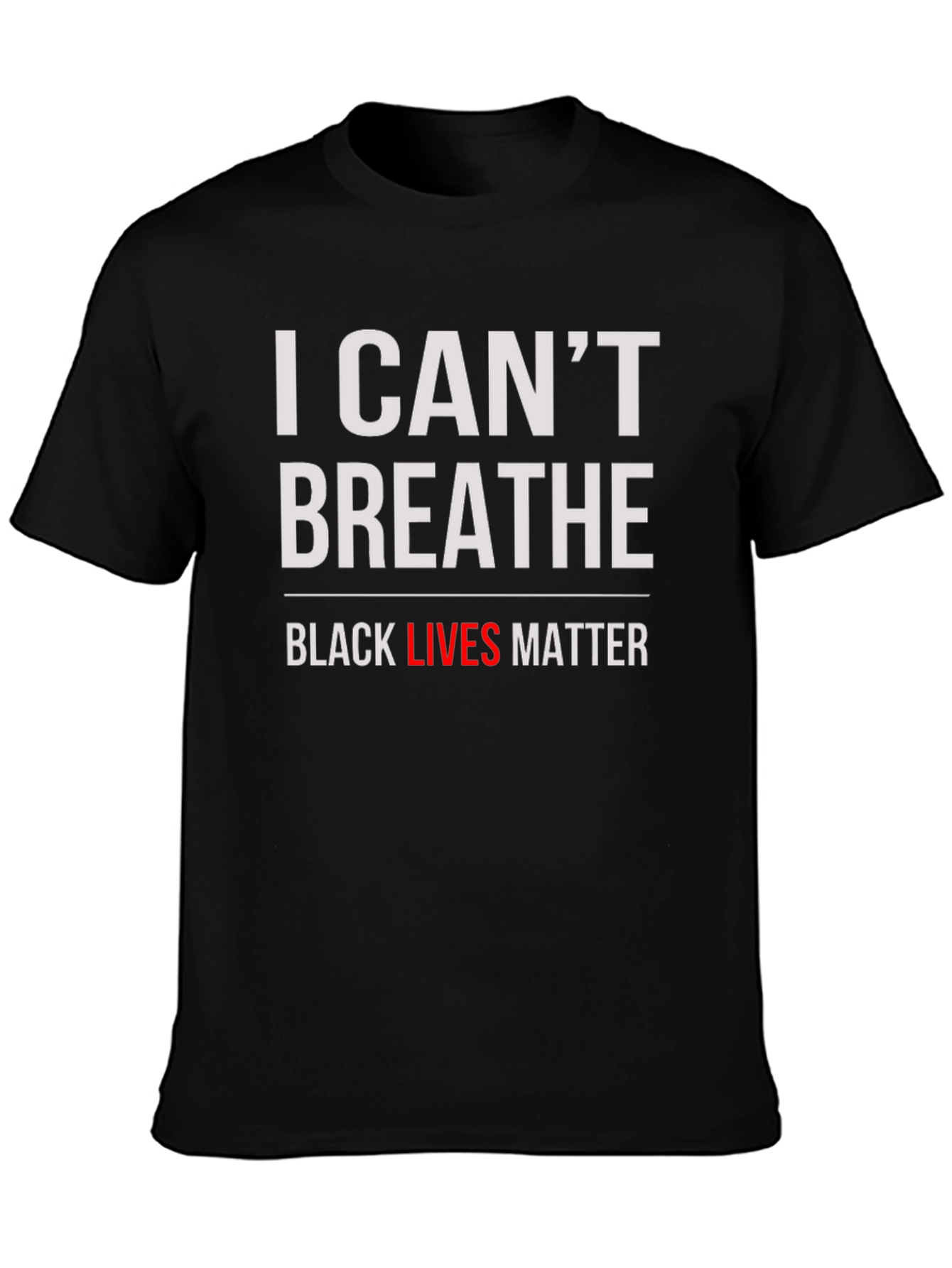 I Cant Breathe Black Lives Matter T-Shirt