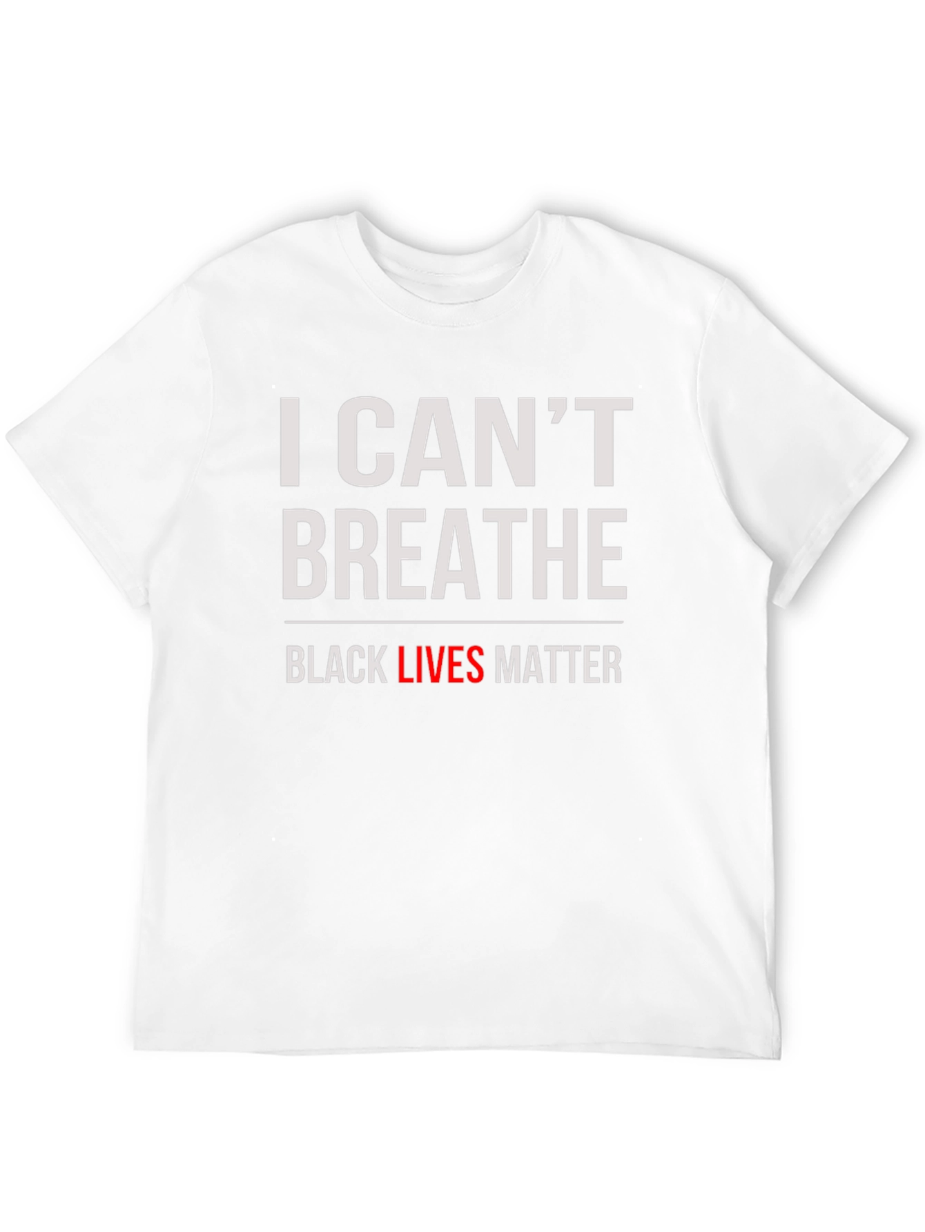 I Cant Breathe Black Lives Matter T-Shirt