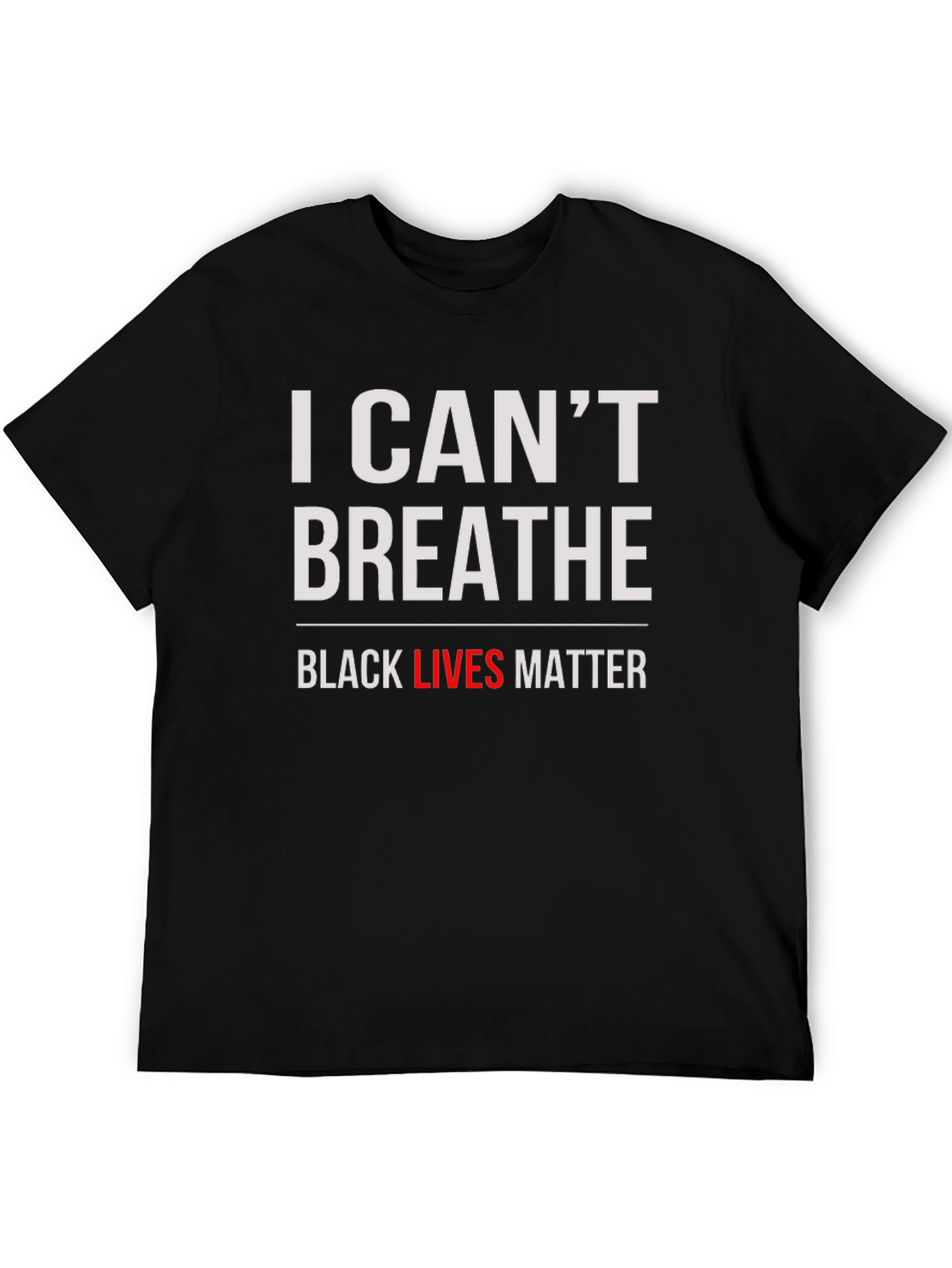 I Cant Breathe Black Lives Matter T-Shirt