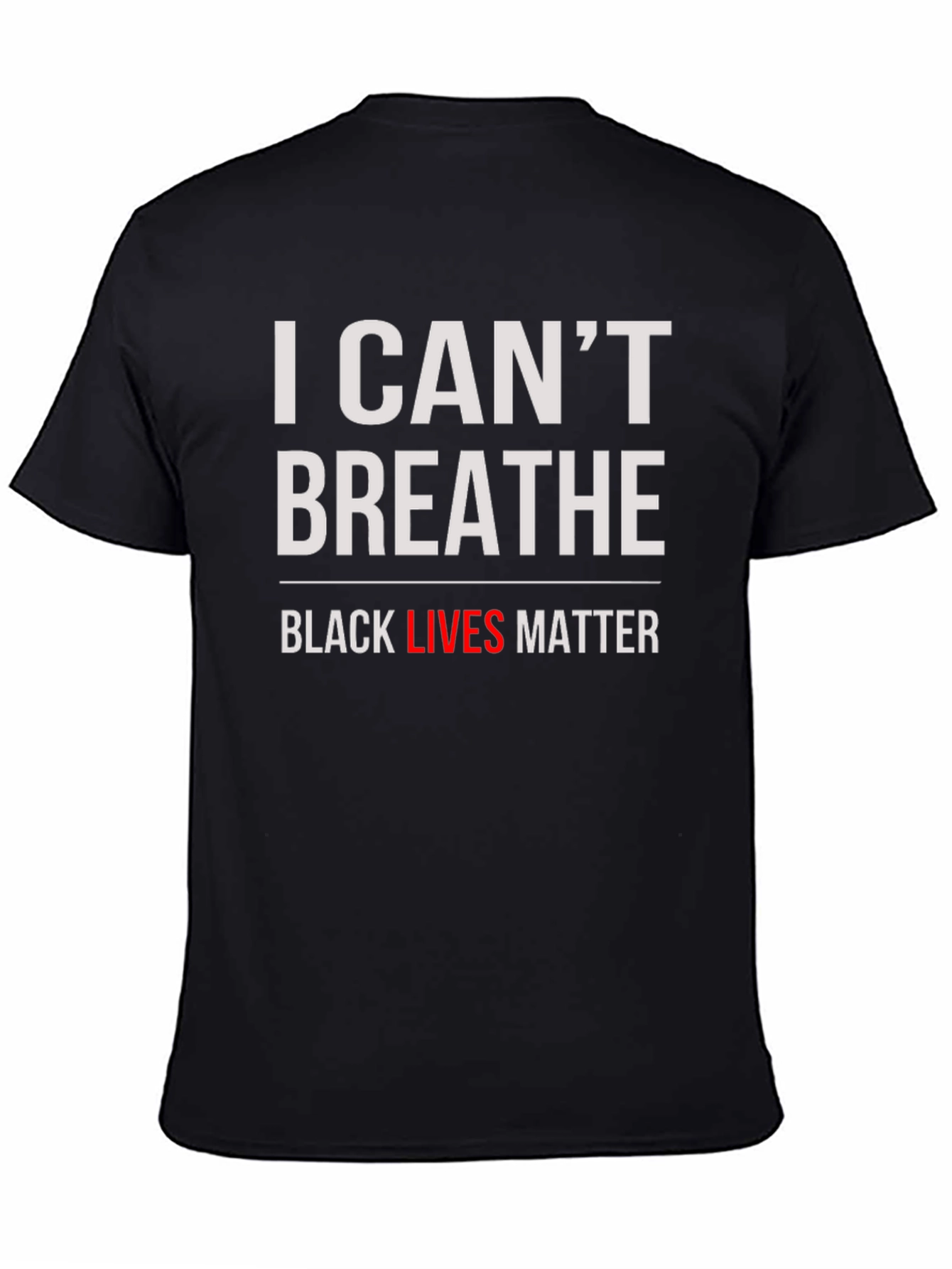I Cant Breathe Black Lives Matter T-Shirt
