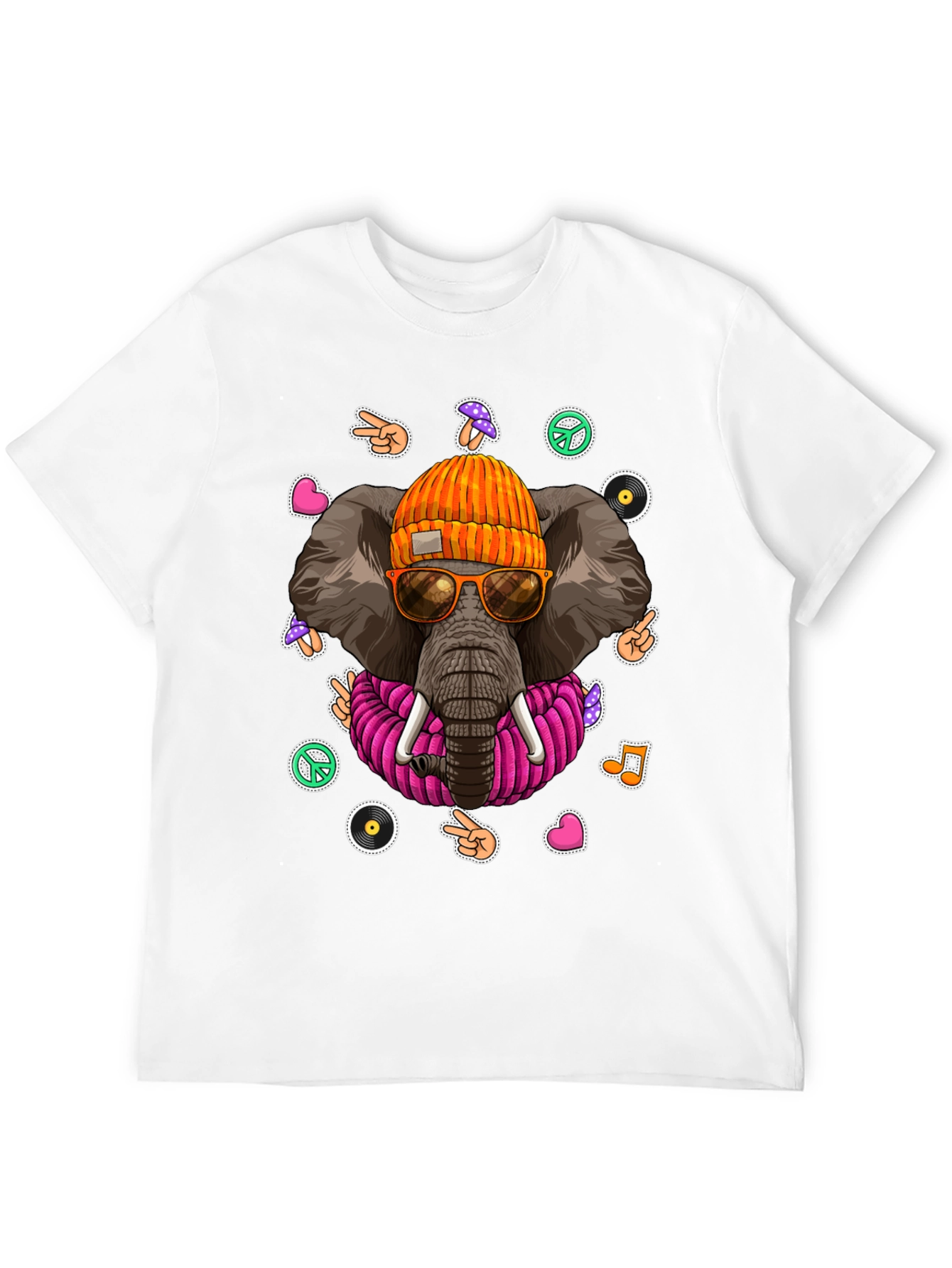 Cool Elephant Graphic Tee
