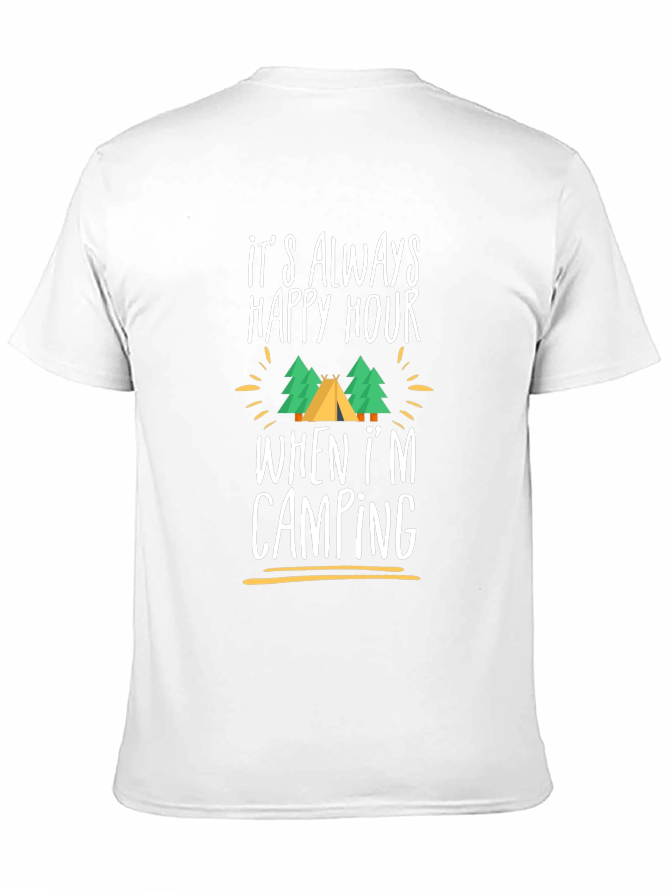 Camping Happy Hour Graphic Tee