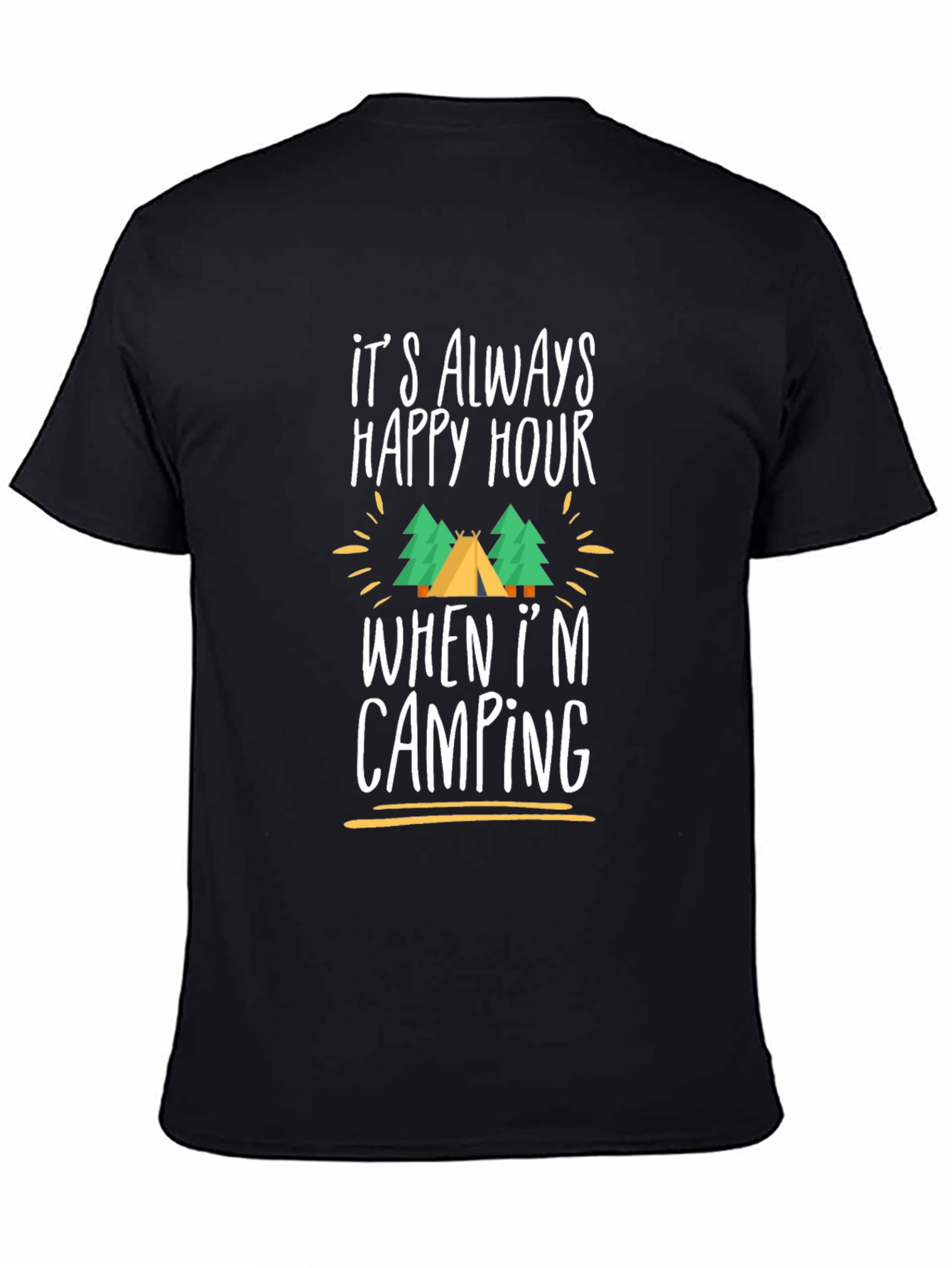 Camping Happy Hour Graphic Tee