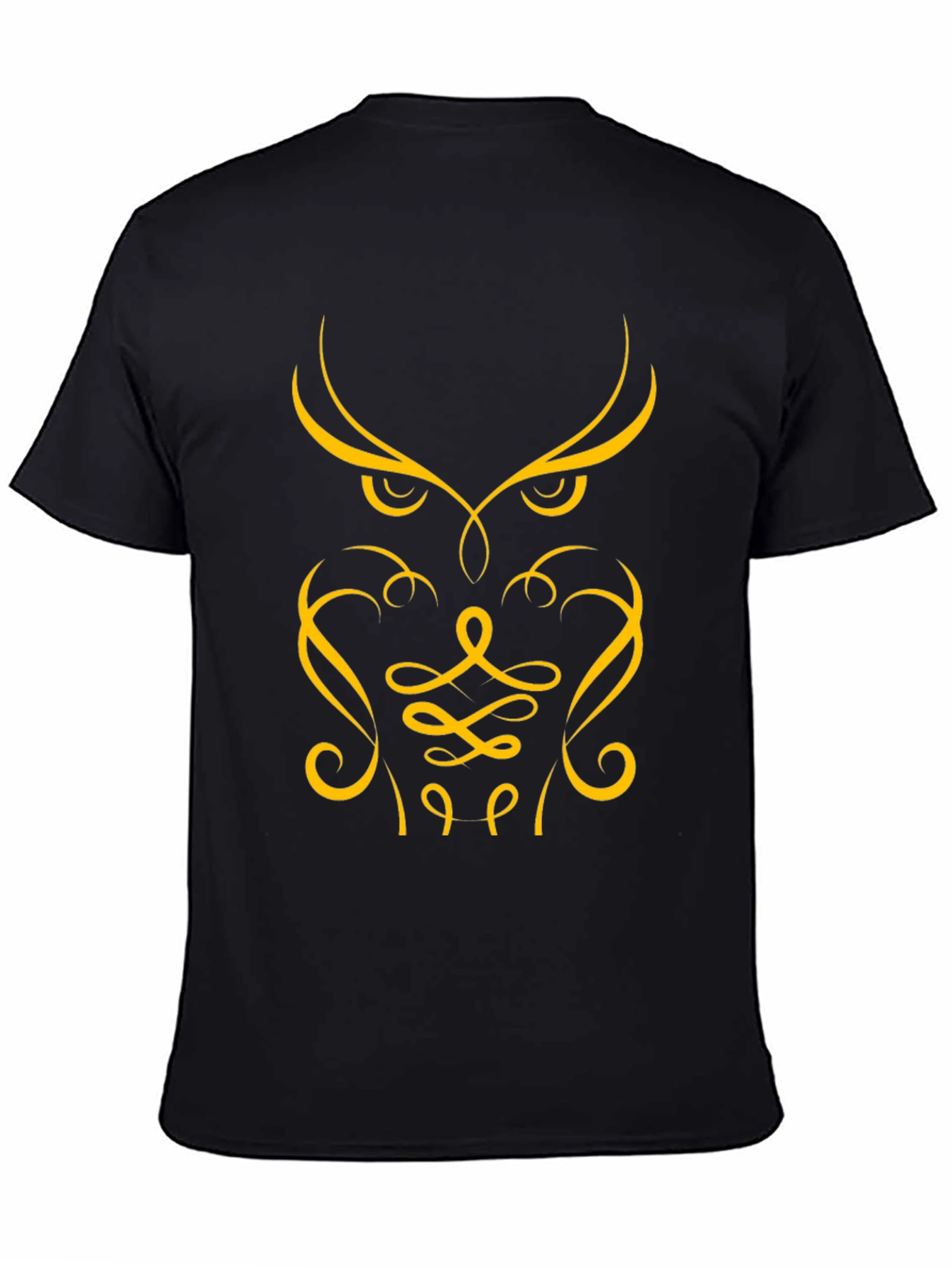 Owl Graphic Tee - Stylish Black T-Shirt