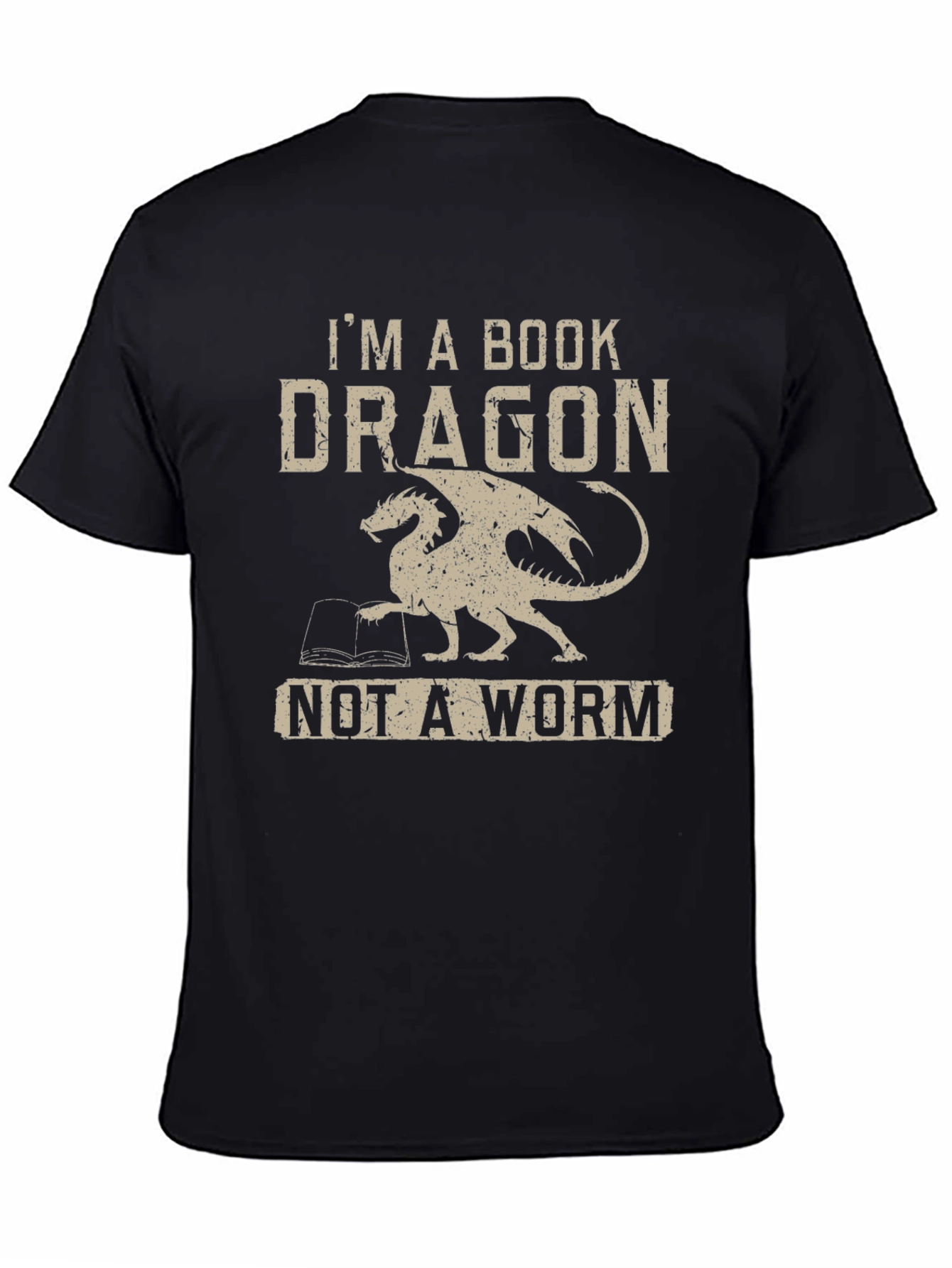 Book Dragon T-Shirt -  Im A Book Dragon Tee